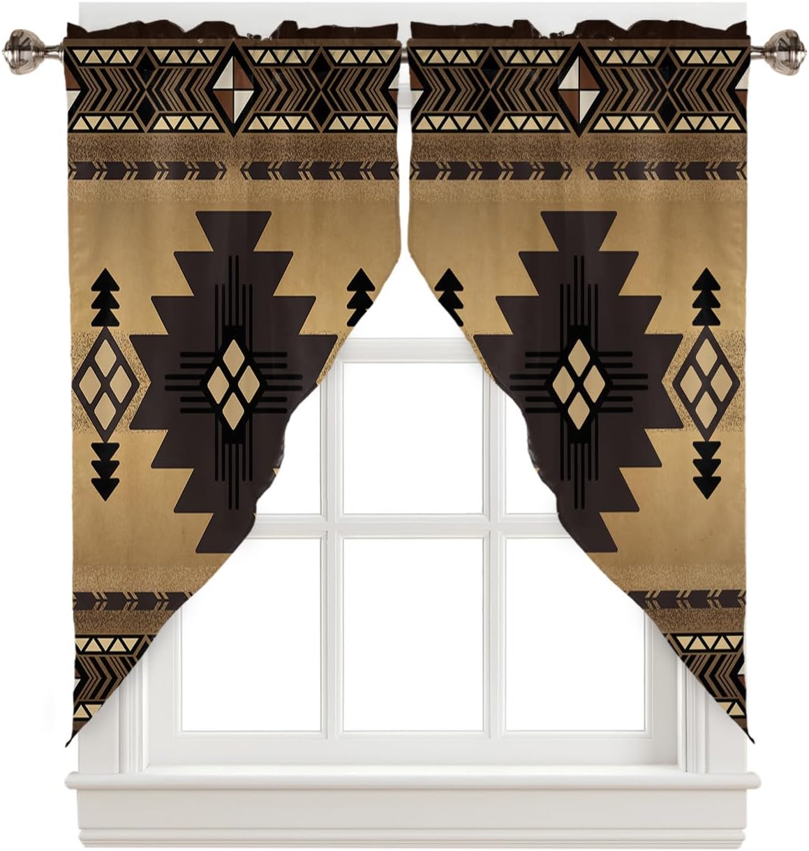 Swag Curtain Valances Tribal Style Swag Valances for