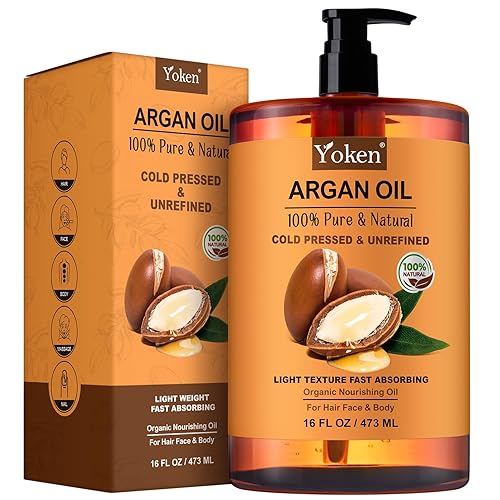 Aceite de argán para el cabello, aceite de argán puro y natural de Marruecos, aceite de argón para el cabello, cuero cabelludo, cara y piel,