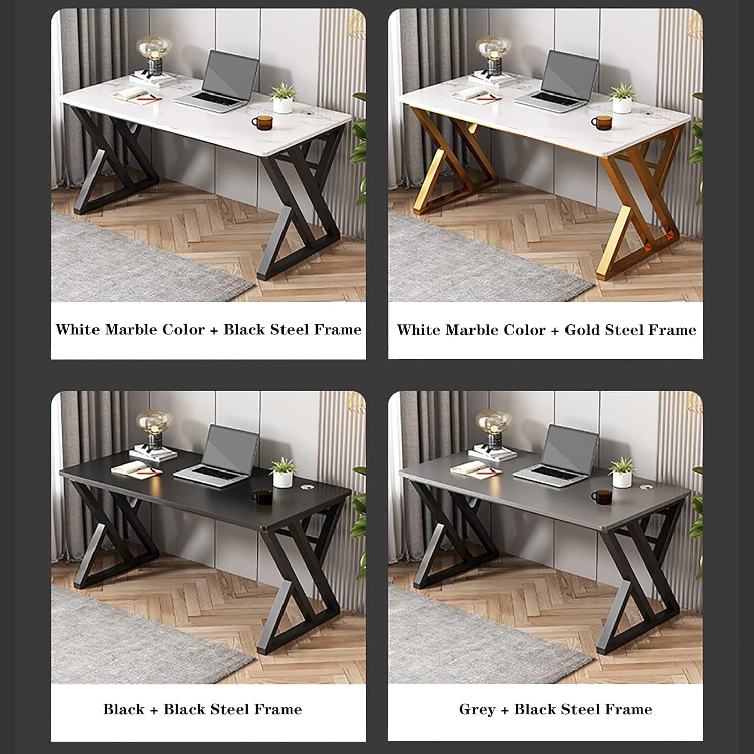 Generico Scrivania da Gaming per Ufficio, Studio e Camera da Letto - Altezza Regolabile, Design Robusto, Stile Moderno, Ideale per Giocatori e Studenti.
