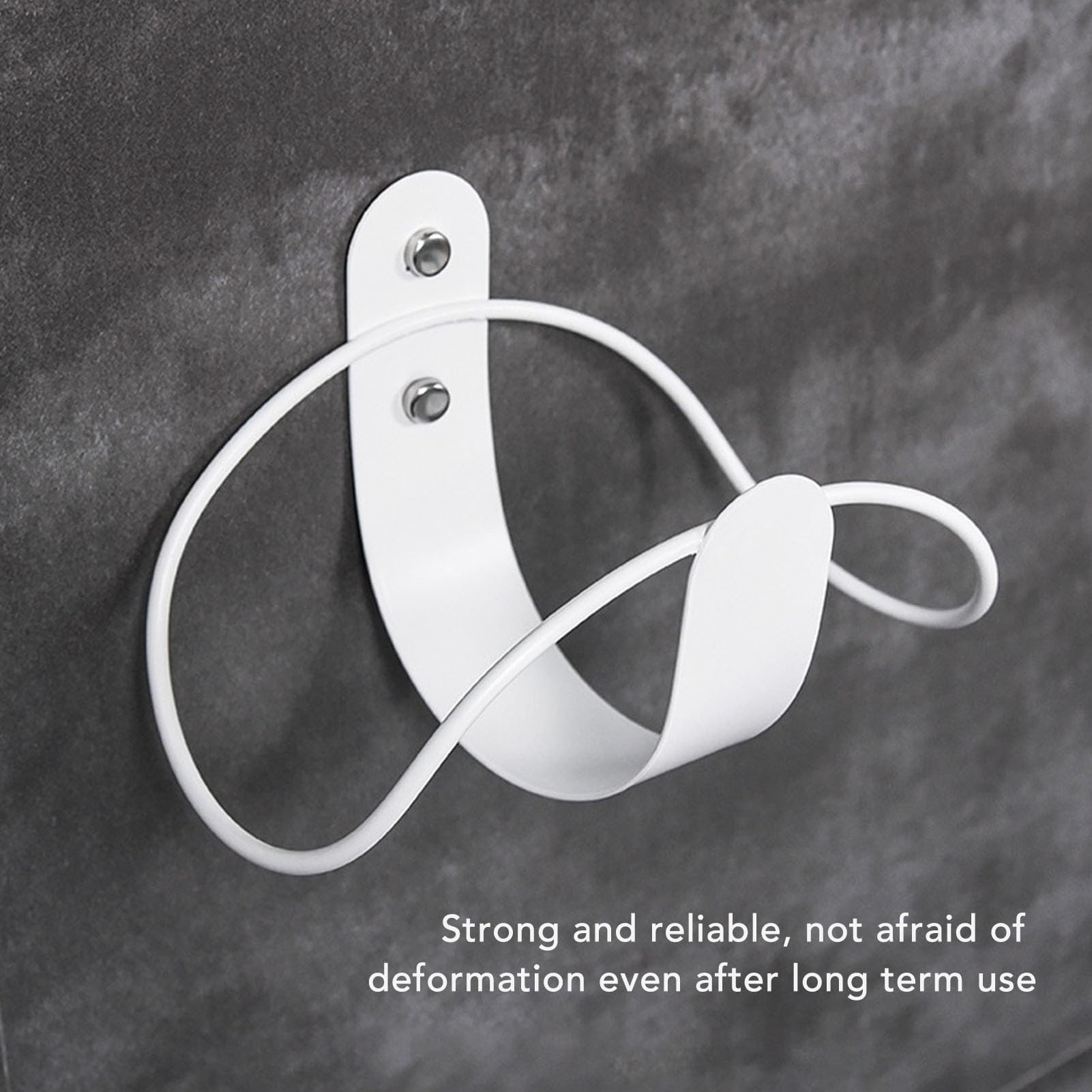 Stainless Steel Garden Hose Bracket, Wall Mount Hose Bracket, Garden Hose Storage Holder for Water Hose Organization(white)