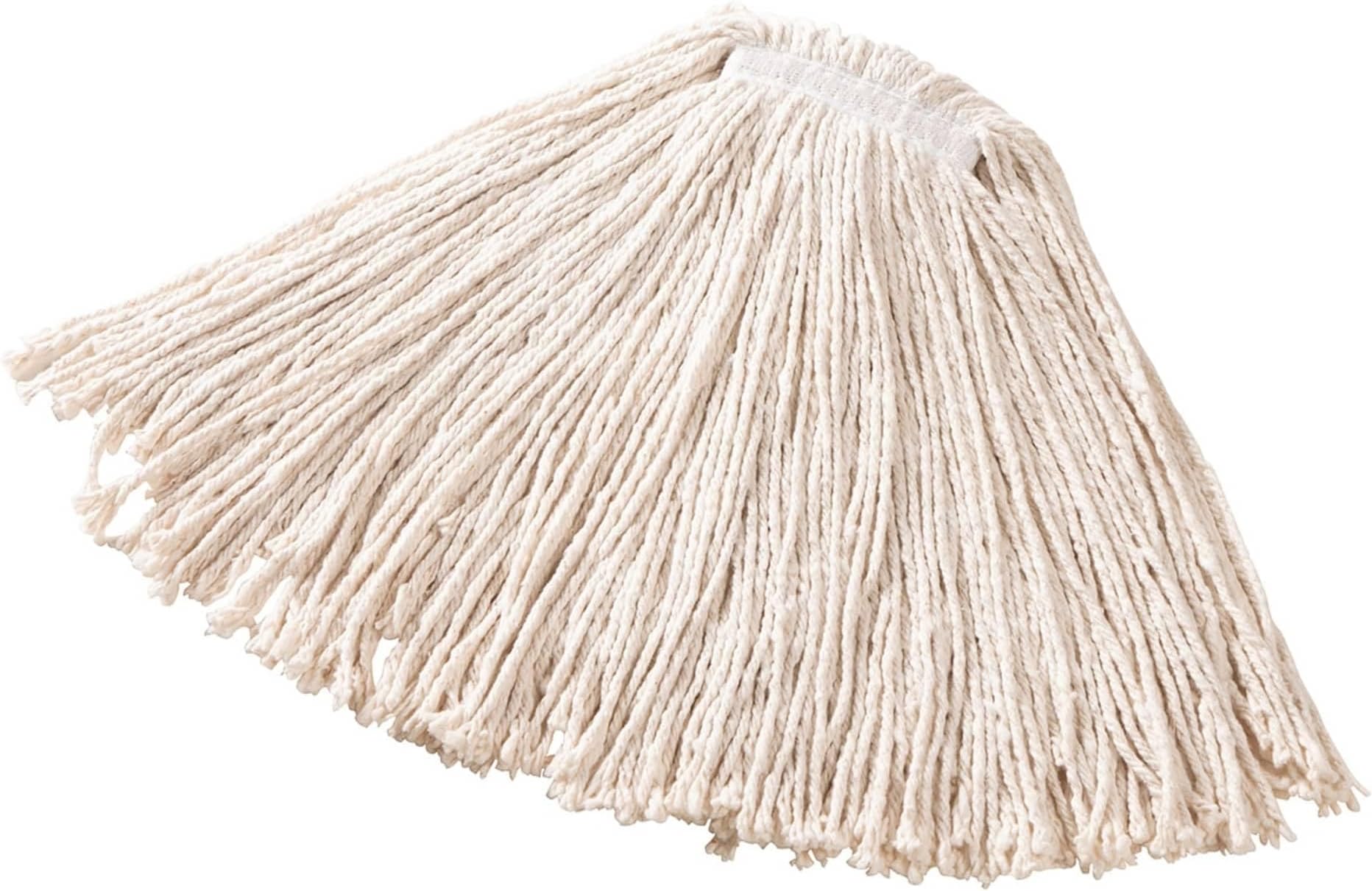 Rubbermaid Commercial Products Premium Cut-End Wet Mop Head, White, 16 oz
