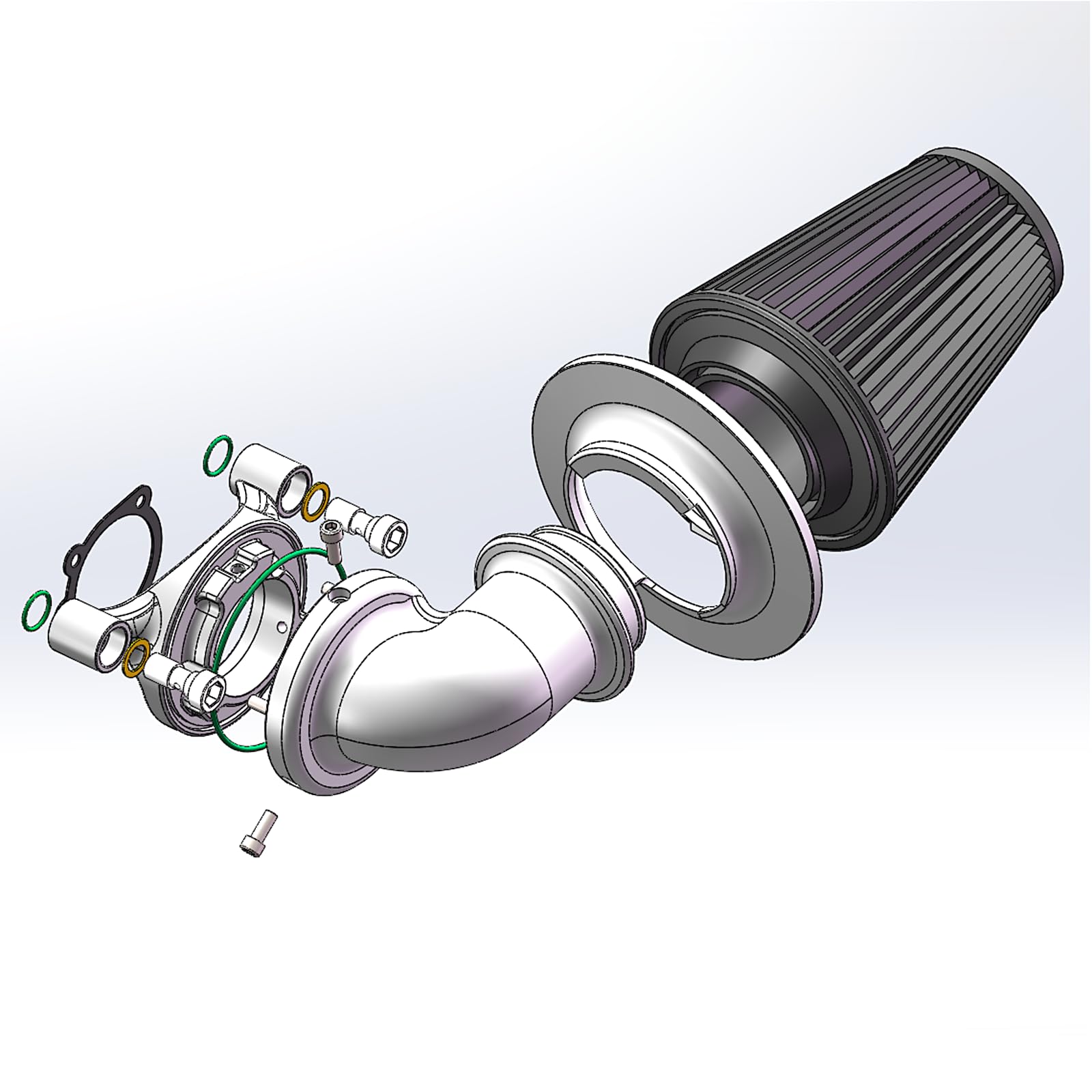 Amazon.com: Big Sucker cone Air filter intake for harley air