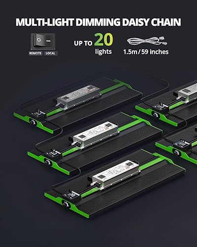 Miniatura 25 de VIPARSPECTRA - Luz LED de espectro completo P1000 para plantas de interior, luces de cultivo regulables de alto PPFD, cobertura de 2 x 2 pies