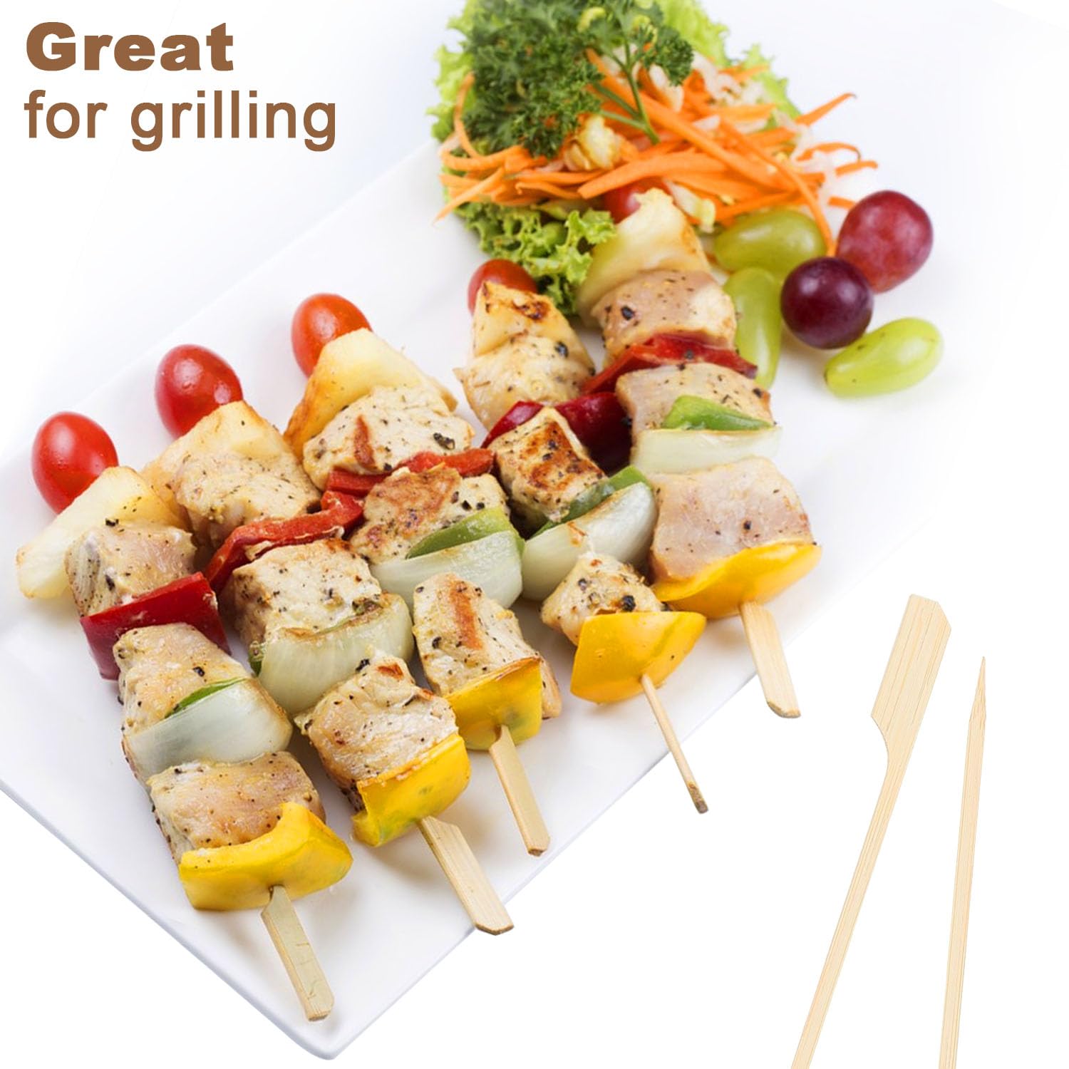 NOPKESV 80 Pics En Bois Poker-Style Pour Fingerfood Et Cocktails - 13cm 4 Couleurs