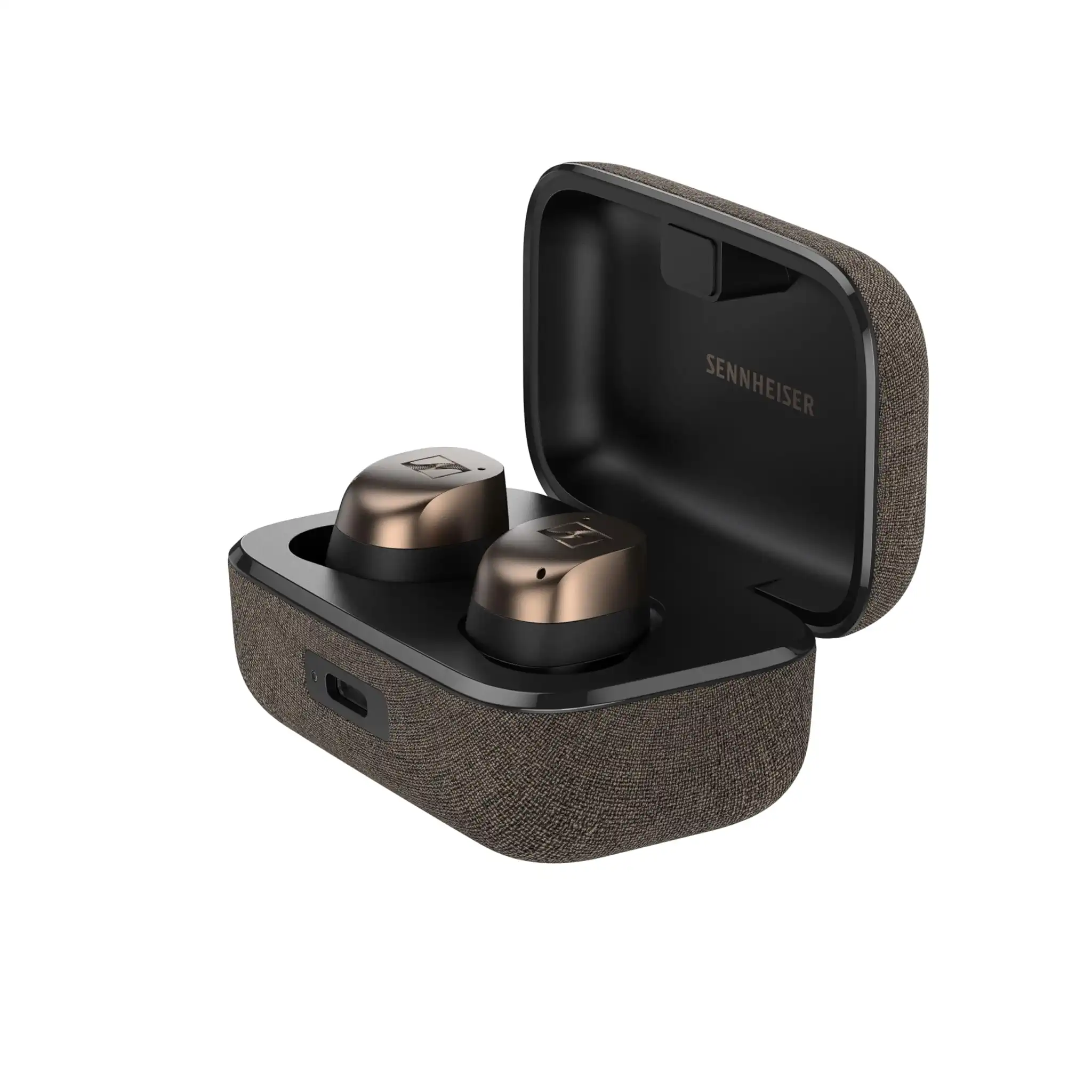 Sennheiser MOMENTUM True Wireless 4, kabellose Bluetooth Kopfhörer, Bluetooth 5.4, Noise Cancelling, komfortables Design, 30 Stunden Akkulaufzeit, adaptives ANC, LE Audio, Auracast, Schwarz Kupfer