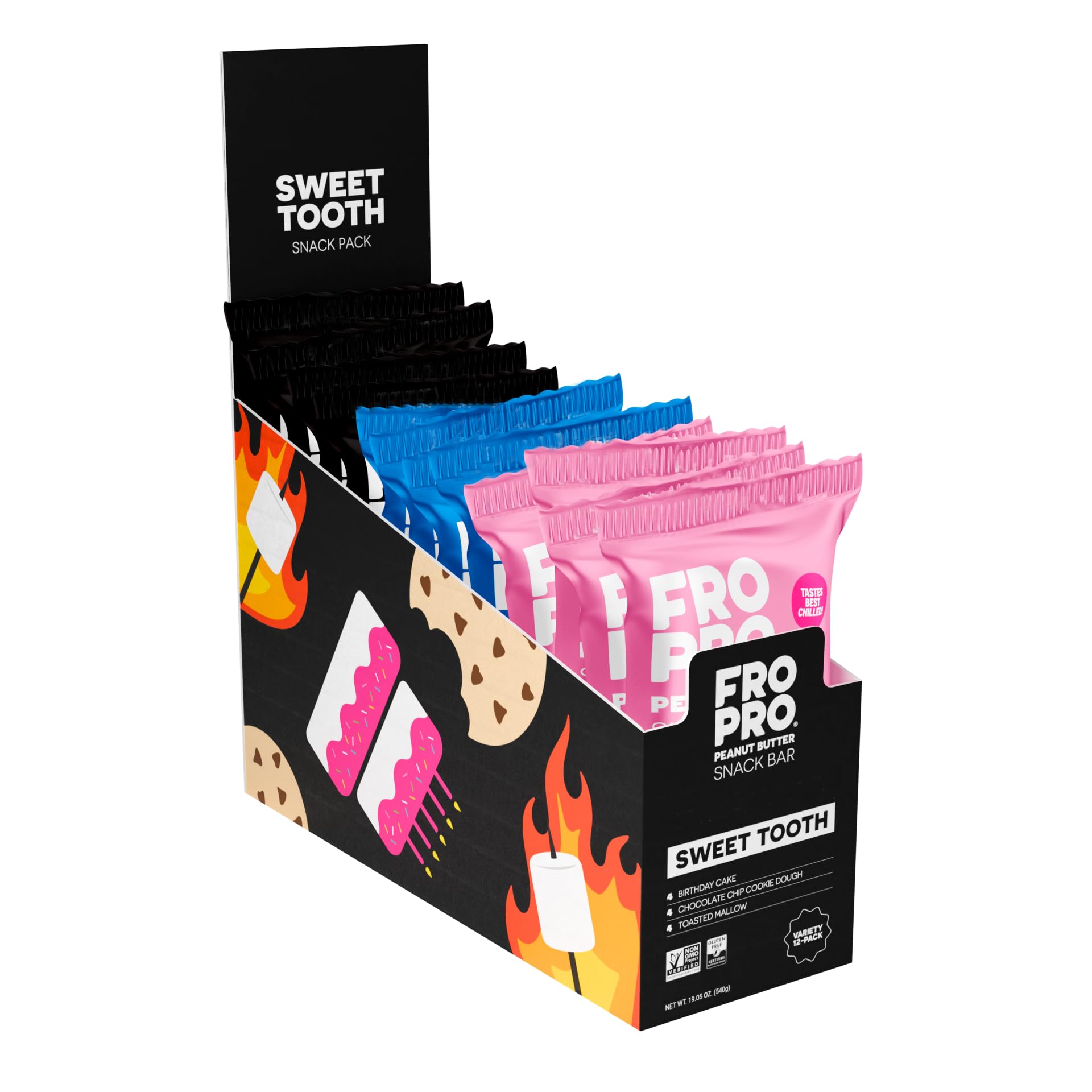 FROPRO Variety Sampler Plant Protein Bars, Gluten Free Snack Bars, 12 Pack — Amazon image 26