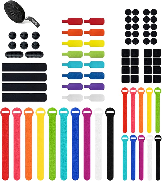 WrapIt Storage Home Organization Kit 85 Pieces (Multi