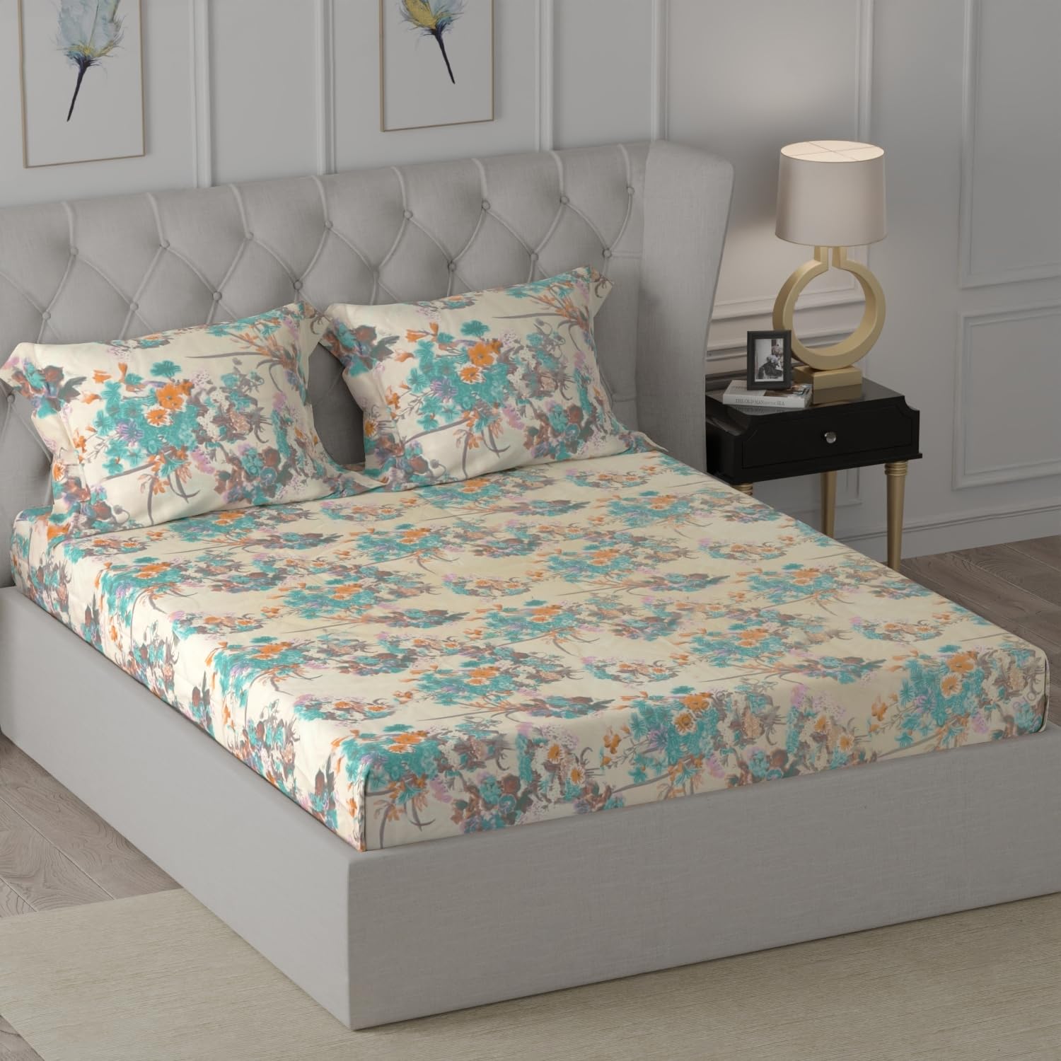 See full amazon price history chart for Cloth Fusion Elastic Fitted Queen Size Bed Sheet with 2 Pillow Covers, Soft Wrinkle Free Elastic Bedsheets for Queen Size Bed (78X60X8 inches, Spring Bloom) Cloth Fusion Elastic Fitted Queen Size Bed Sheet with 2 Pillow Covers, Soft Wrinkle Free Elastic Bedsheets for Queen Size Bed (78X60X8 inches, Spring Bloom) (B0D5DFK6YD) Amazon Price History, Amazon Price Tracker