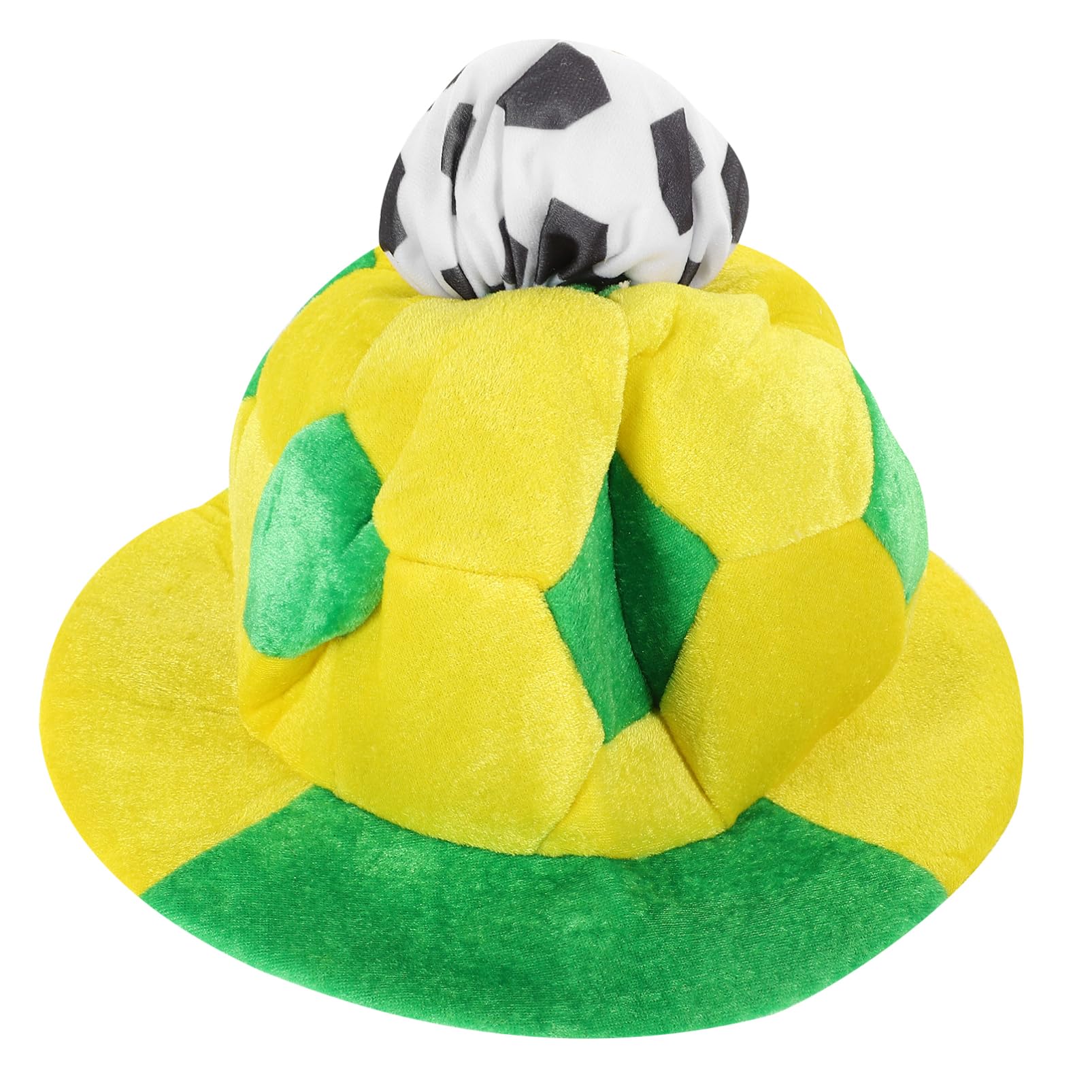 ERINGOGO Football Pattern Cheer Cap for Soccer Fans Vibrant Headdress for Festivals Parties Live Events Unique Football Hat Decoration for Game Day Birthday Present
