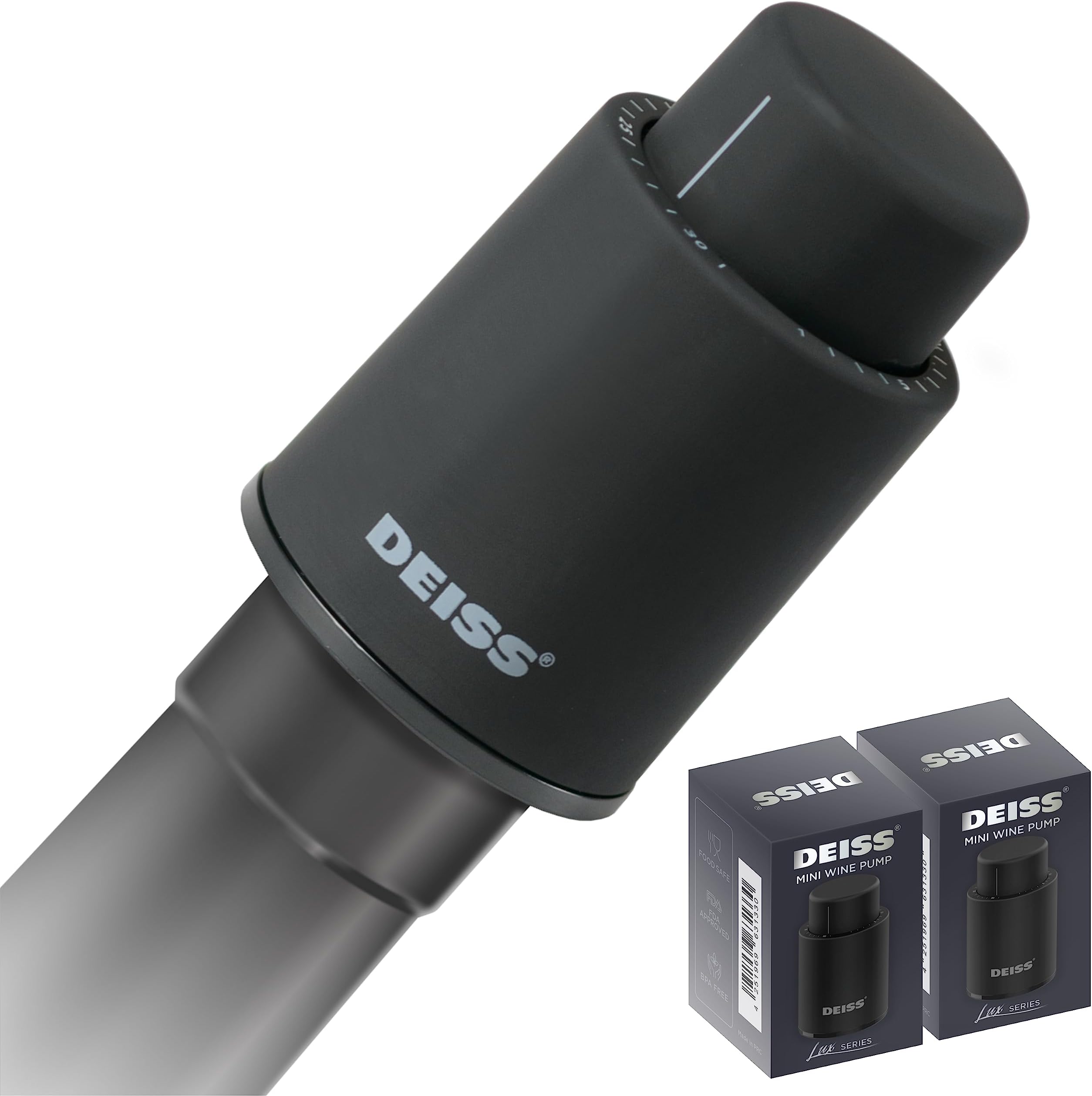 Gresunny Bouchon De Vin En Silicone Marqueur De Verre à Vin 2 Bouchon