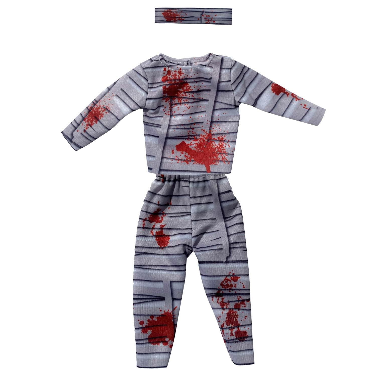 The Boo Crew - Halloween Doll Mummy Costume, Idea for Soft Plush Figure for Room Decor, Spooky Tabletop Decoration, Seasonal Collectable, Tradition for Kids & Adults