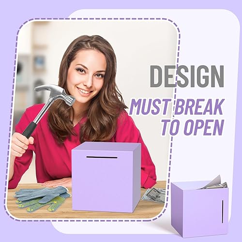 Vista 58 de Alcancía para adultos debe romperse para abrir, alcancía irrompible de acero inoxidable para adultos, caja de ahorro de metal para ahorrar dinero