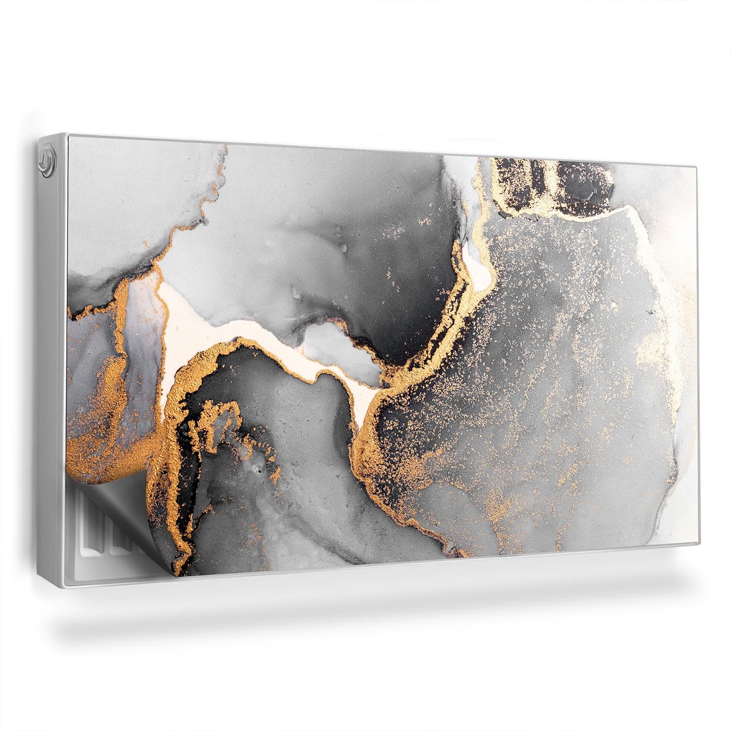 Cache-radiateur 110x60 cm amovible design abstrait salon cuisine