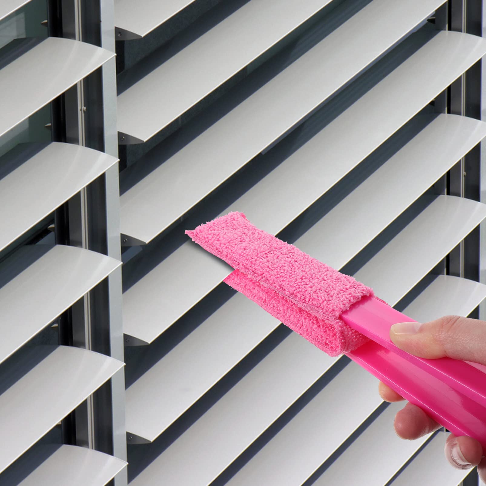 4er Set Jalousien-Staubwedel Mit Waschbaren Mikrofaser-Hüllen – Perfekt Für Fensterrollos, Lüftungsschlitze & Klimaanlagen