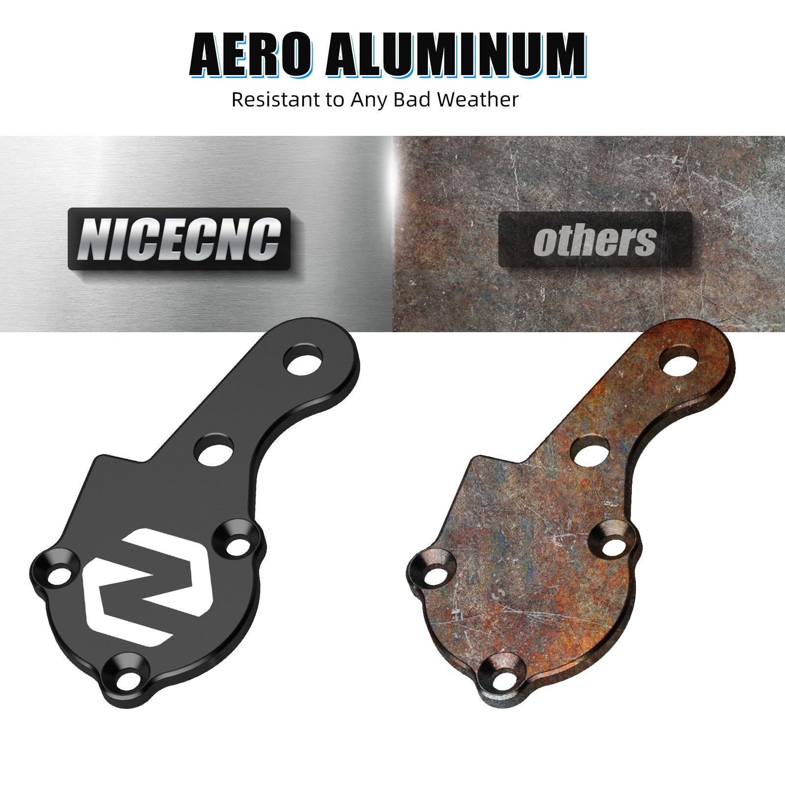 NICECNC Kit de réparation de système de recul Noir pour Moto Compatible with Yamaha Raptor 700 2006-2008, 2013-2023, Raptor 700R 2009, 2011-2013, 2015-2023, Raptor 700R SE 2017-2023