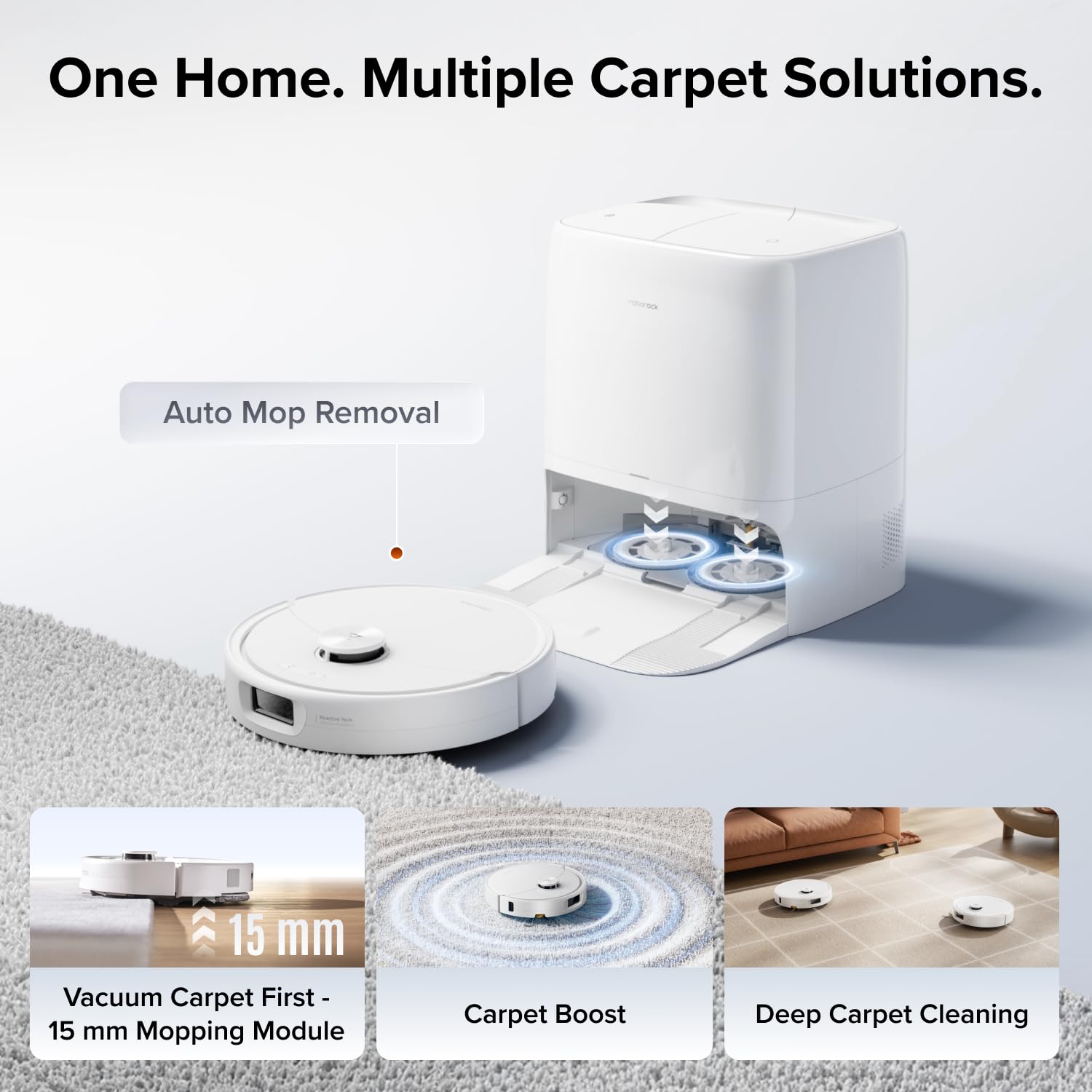 roborock 2026 New Qrevo 2 Pro Robot Vacuum and Mop, 20,000Pa Suction view 5