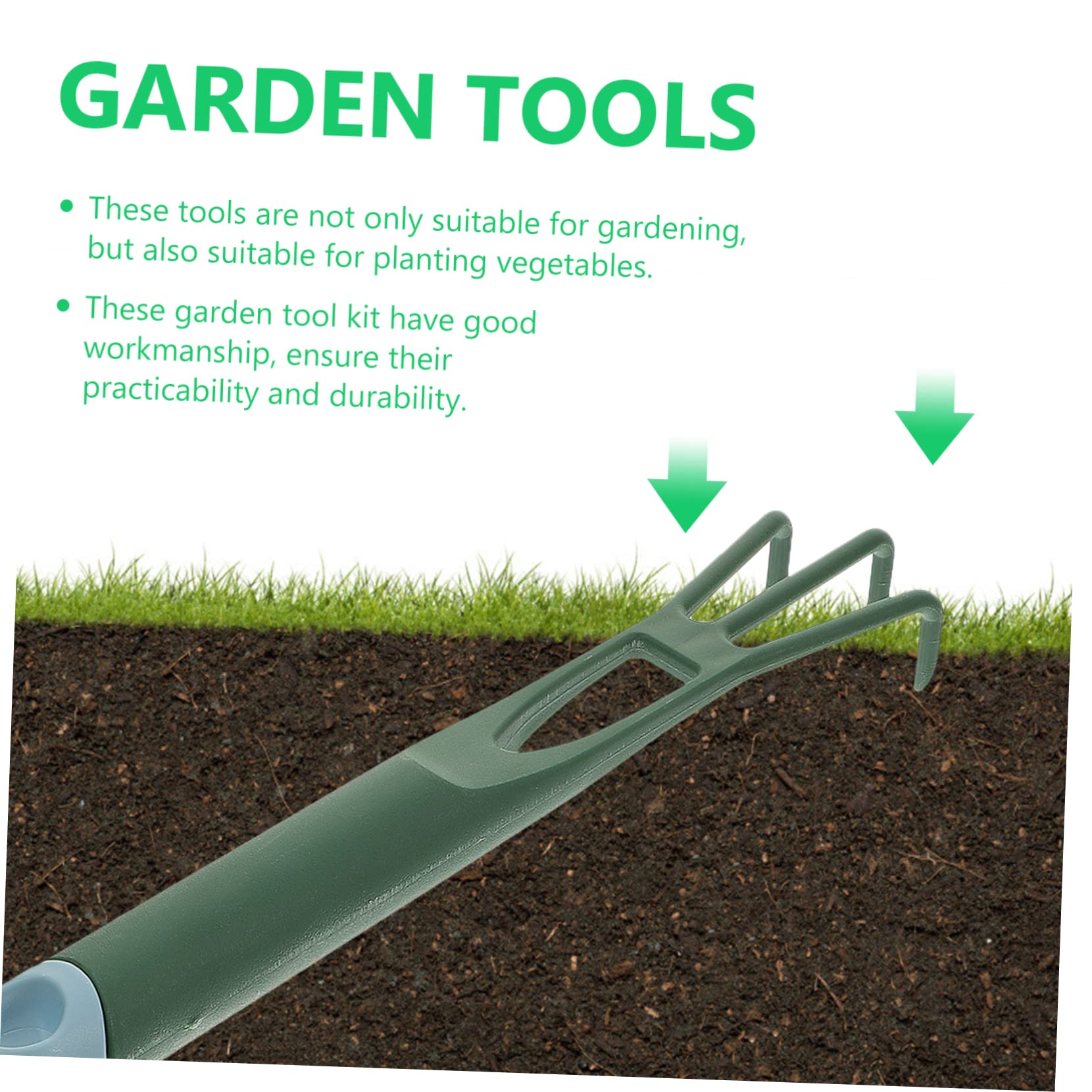POPETPOP 10 Ensembles Outils de Jardinage Outils d'élagage truelle de repiquage truelle de cultivateur arrosoire Bonsai sarcloir Outils de Jardin pour la Plantation truelle à Main Plastique
