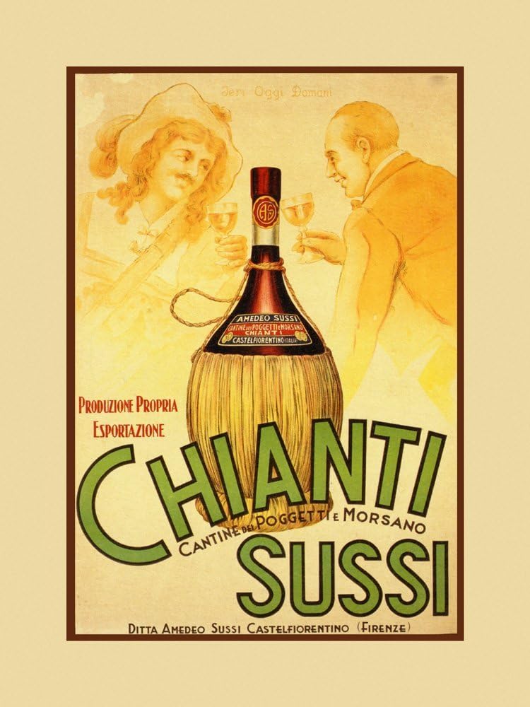 Пару постеров старой рекламы алкоголя. Кьянти Пару постеров старой рекламы алкоголя. Кьянти История,Алкоголь,Вино,Реклама
