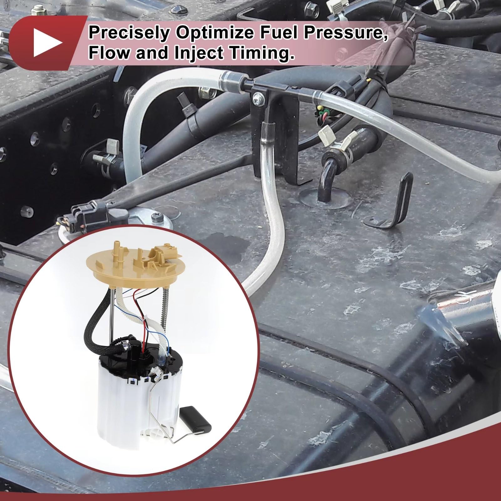 Bomba De Combustible Gasolina Filtro De Entrada De Módulo De Filtro De Conjunto De Bomba De Combustible Eléctrica Compatible Con Chevrolet Para Cruze 2017 2018 2019 M100202 13596755