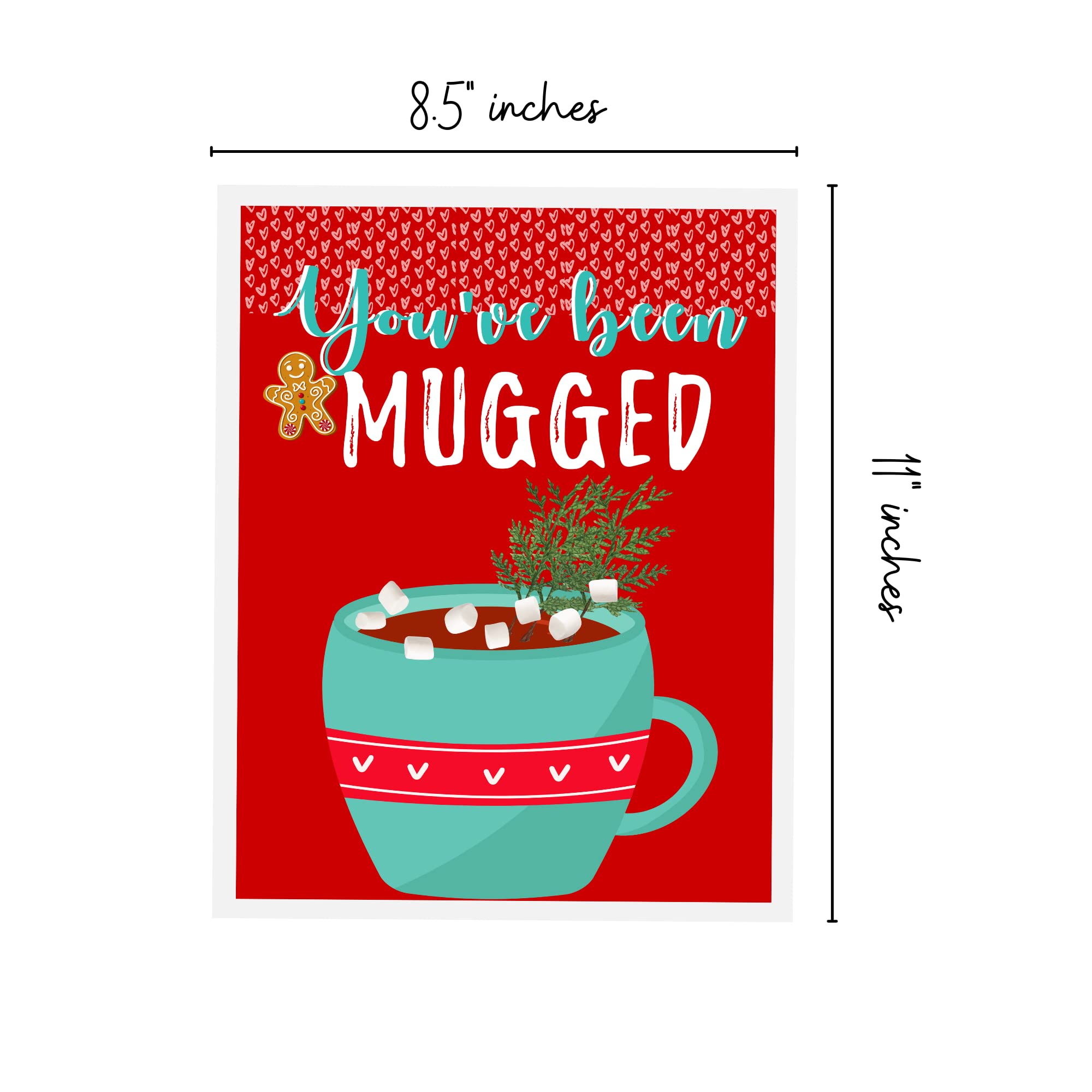 amazon-com-you-ve-been-mugged-holiday-game-sheets-40-pack-8-5x11-inch-standard-paper-size-gingerbread-cocoa-chocolate-holiday-game-you-ve-been-booed-christmas-door-desk-office-game-mug-elffed for I Ve Been Mugged Free Printable Amazon.com : You've Been Mugged Holiday Game Sheets | 40 Pack 8.5x11