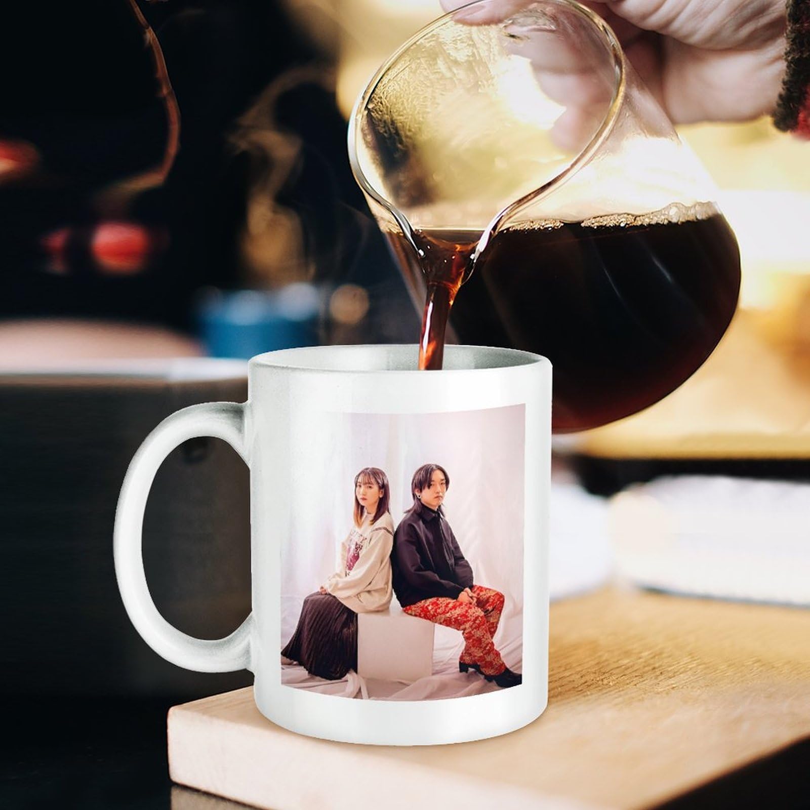 Amazon.co.jp: YOASOBI 幾田りら Ayase マグカップ、印刷マグカップ