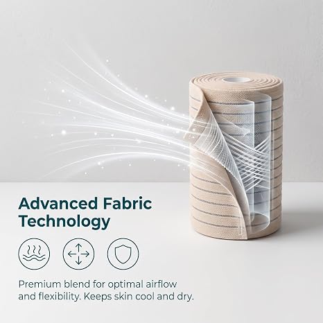 Ideal Swan Compression Bandage, 4 Pieces Elastic Wrap Knee Support Brace