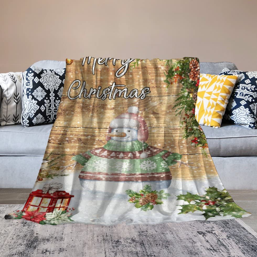 Couverture micro polaire douce de Noël pour réchauffer les cœurs en hiver