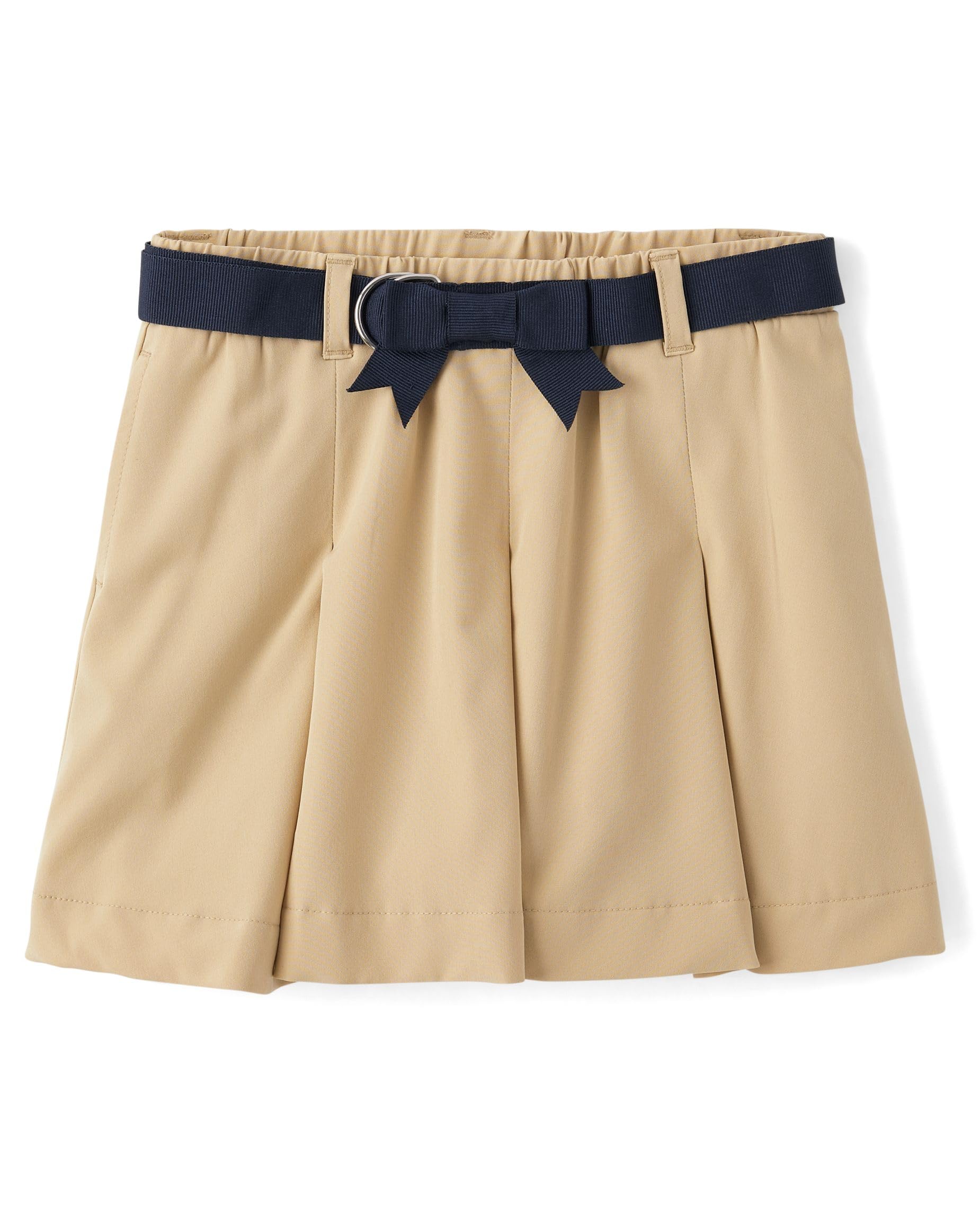 Gymboree Girls' and Toddler Twill Pleated Belted Skort