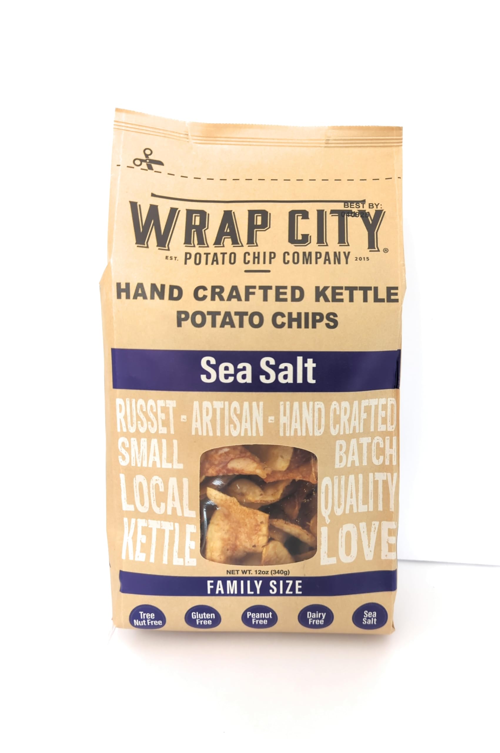 Amazon.com: Wrap City Potato Chip Company - Sea Salt - Russet