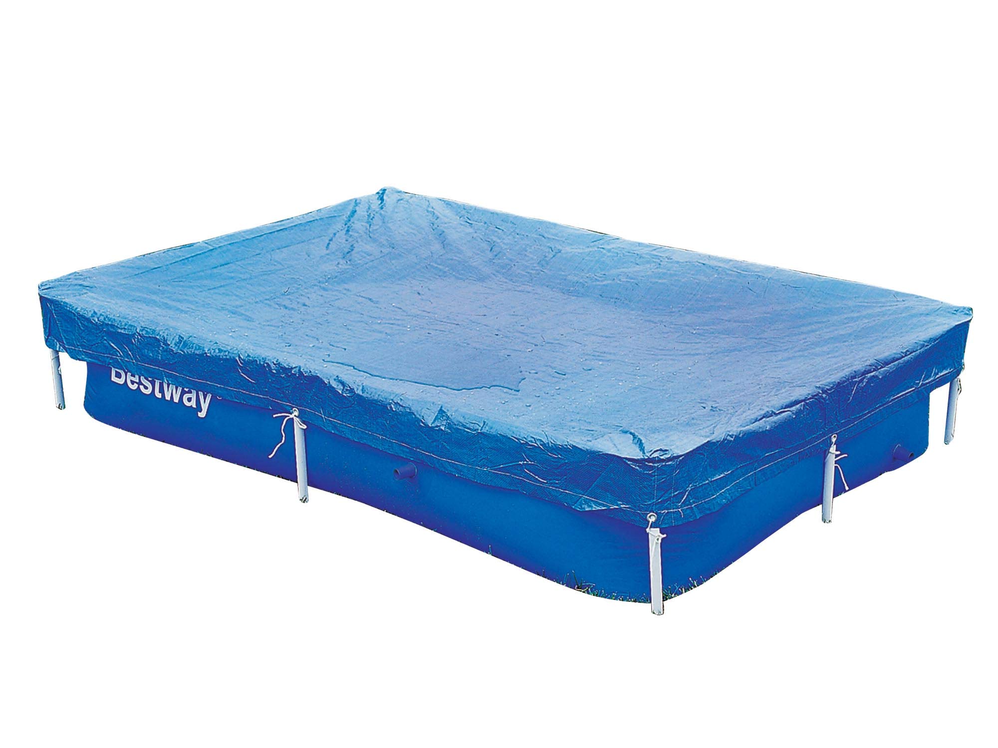 Bâche de piscine rectangulaire 221 x 154 cm idéale pour l'été en famille