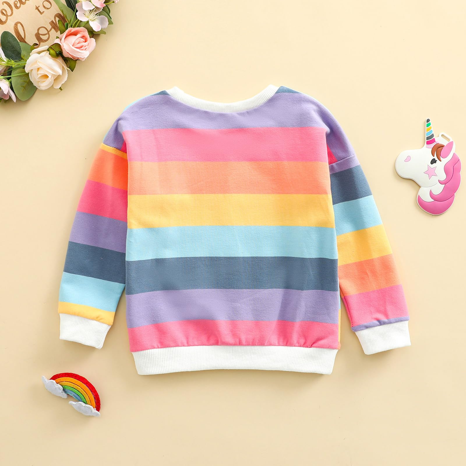 Baby Sweatshirt Weihnachten Langarmshirt Jungen Mädchen Winter Weihnachtsmann Fleecepullover Mädchen Einhorn Santa Print Baumwolle Sweatshirt 12-24 Monate Mehrfarbig Einhorn