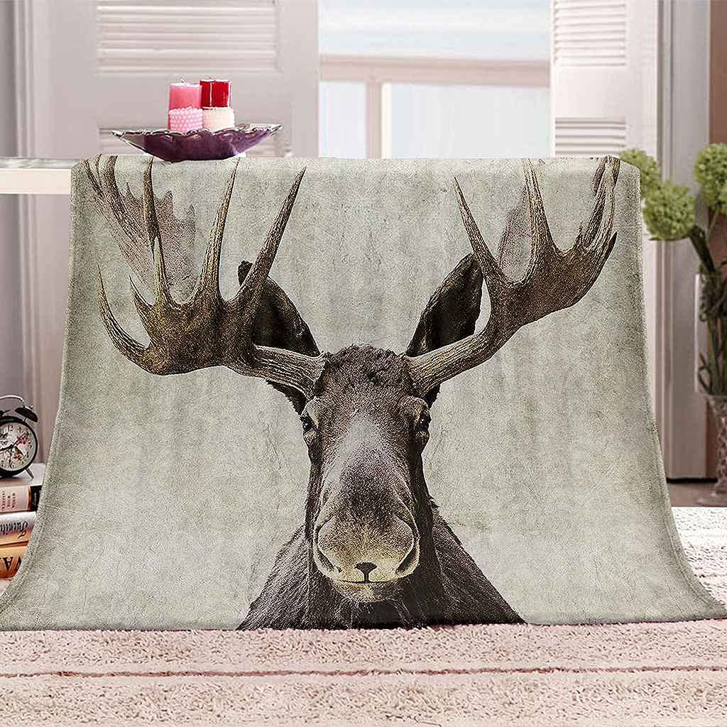 Couverture Polaire Faon pour vos soirées cocooning au salon
