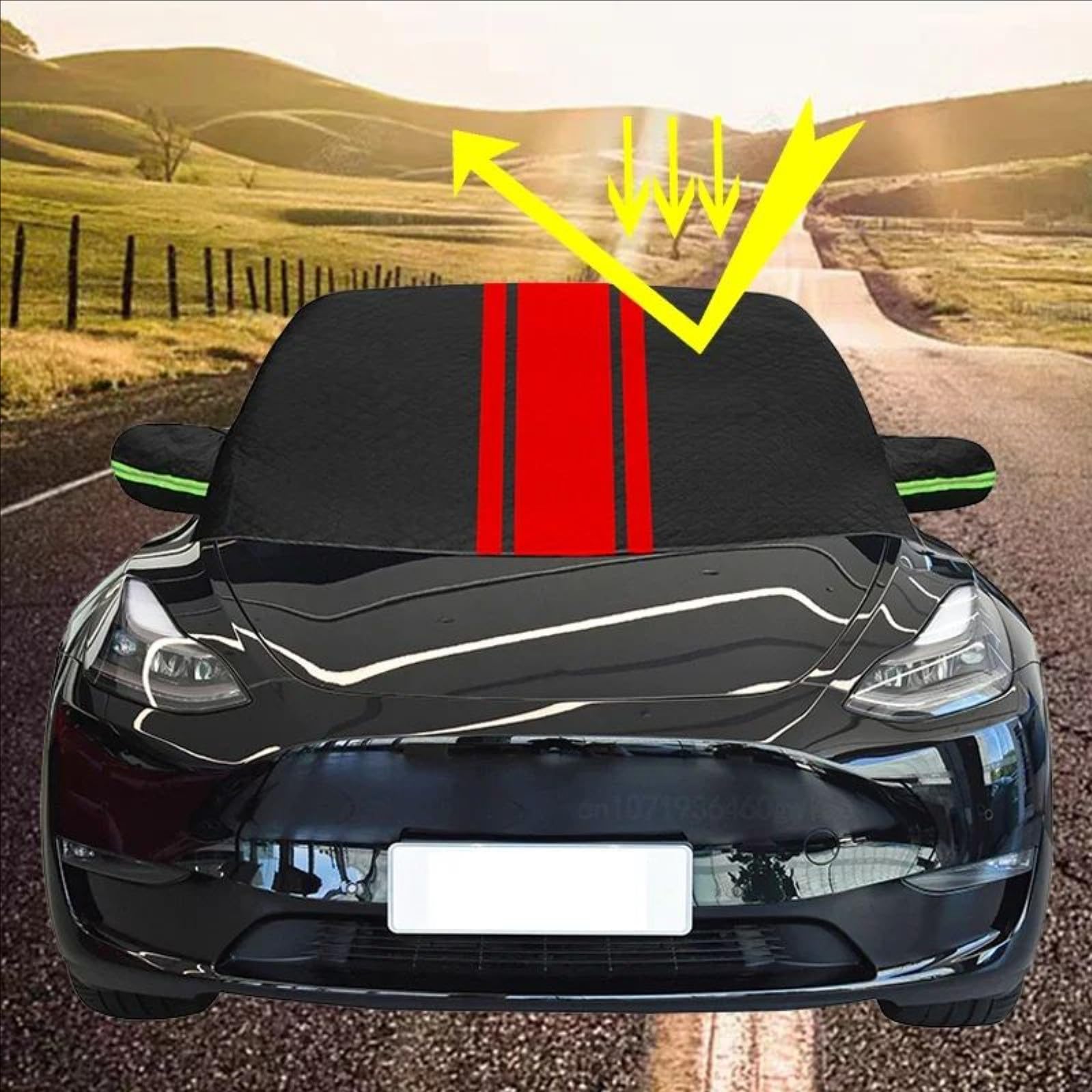 Pokrowiec na przednią szybę samochodu do Chevroleta Lacetti-Nubira/Maliu/Orlando/Rezzo/Spark/Trax/Volt, składana zimowa przednia osłona samochodu przed promieniami UV ochrona przed lodem ochrona