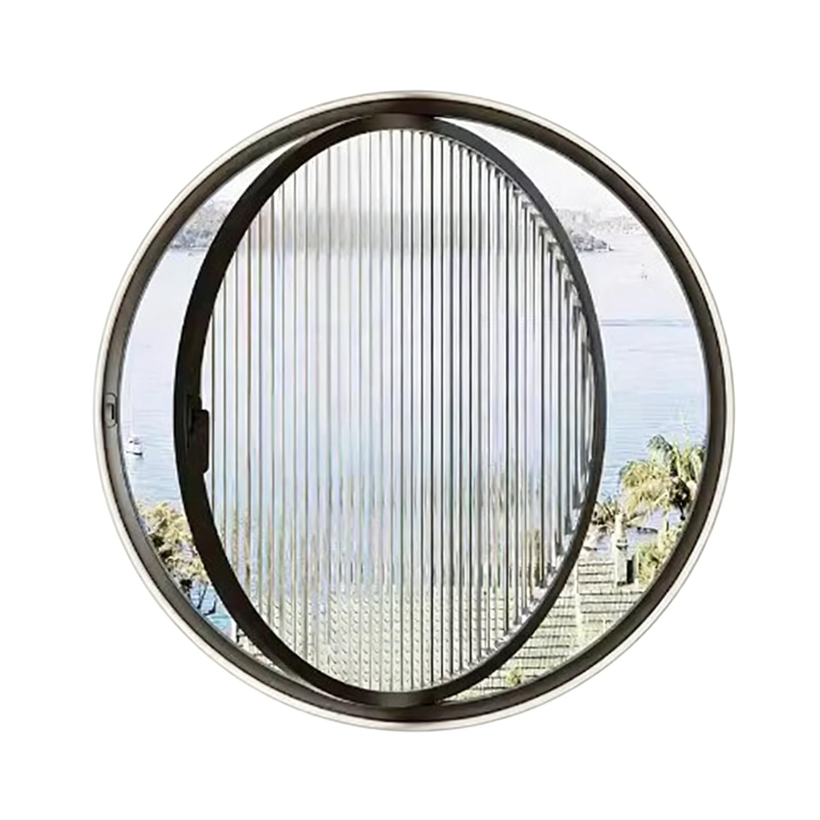 Hangende schuifdeur - Aluminium en gehard glas - H205 x B93 cm - WILDEN II