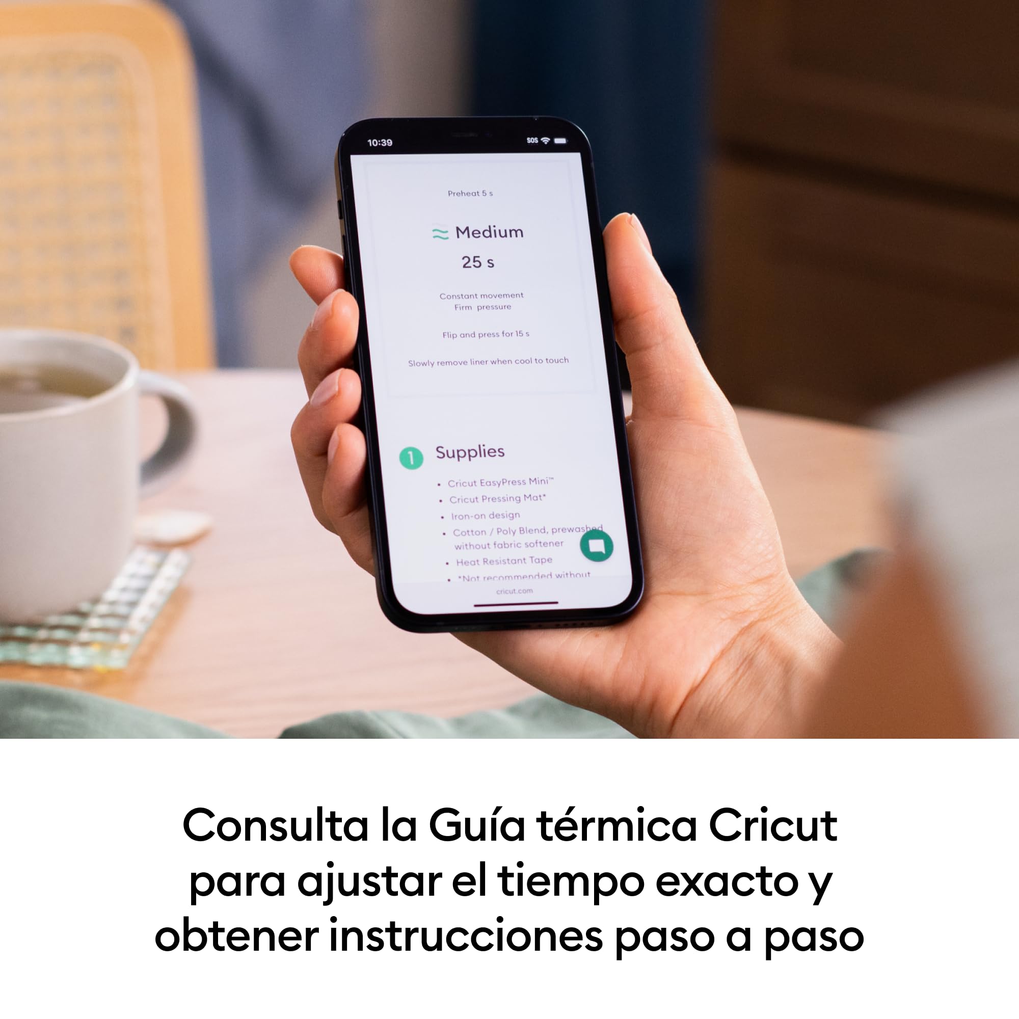 Cricut EasyPress Mini LT | Prensa térmica compacta para planchar vinilo (HTV), Infusible Ink y sublimación | Zen Blue