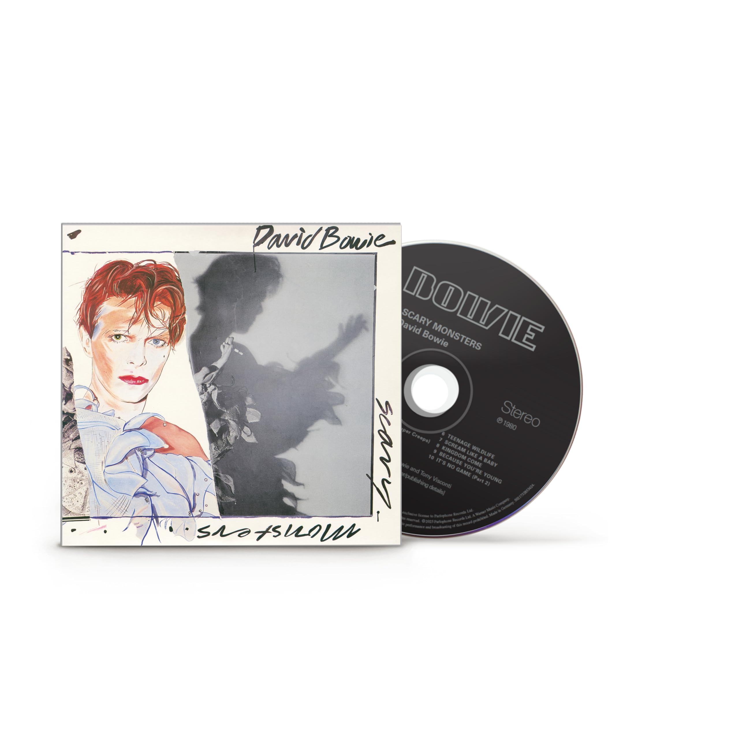 David Bowie Scary Monsters CD Europe Parlophone 2025 Remastered edition in g'
