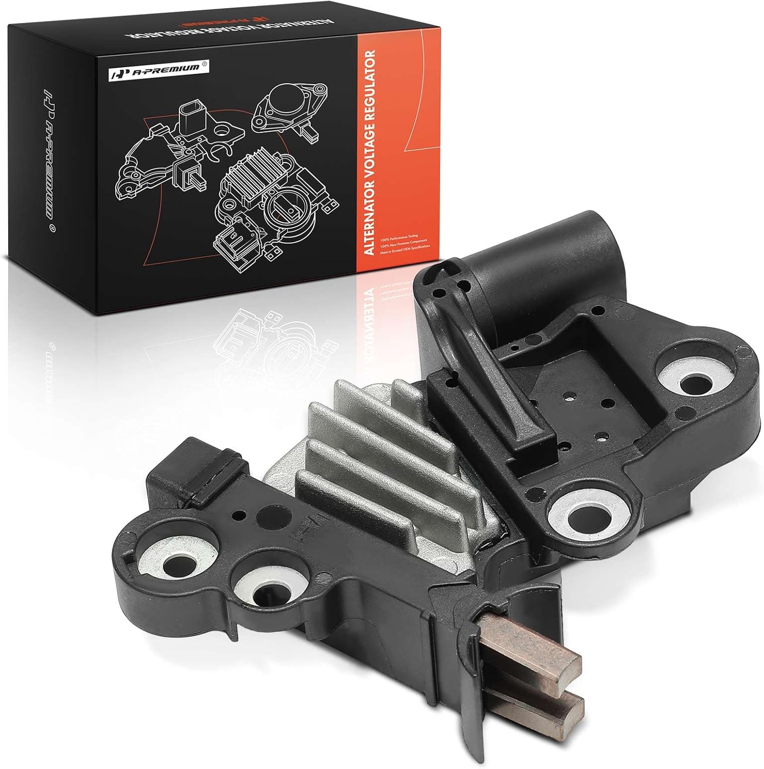 A-Premium 14V Alternator Voltage Regulator Compatible with Mercedes-Benz C63 AMG 2008-2015, C300, E63 AMG, E350, E550, S550, CLS63 AMG, CLS550, G550, SL63 AMG, SL550, CL550, CLK63 AMG, CLK550