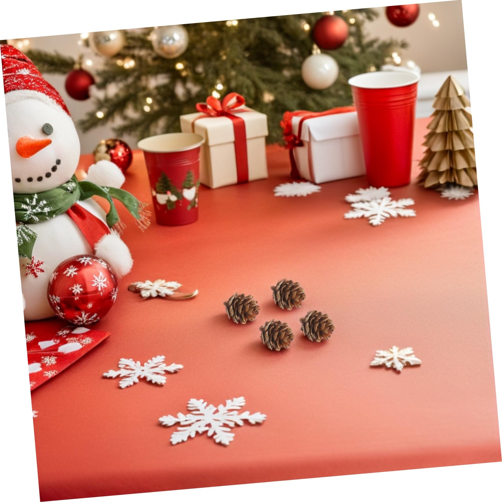 ABOOFAN Tannenzapfen-Ornamente für Weihnachten und Herbstdekoration Natürliche Mini-kiefernzapfen für DIY-bastelarbeiten Vasenfüller und Hochzeitsdeko