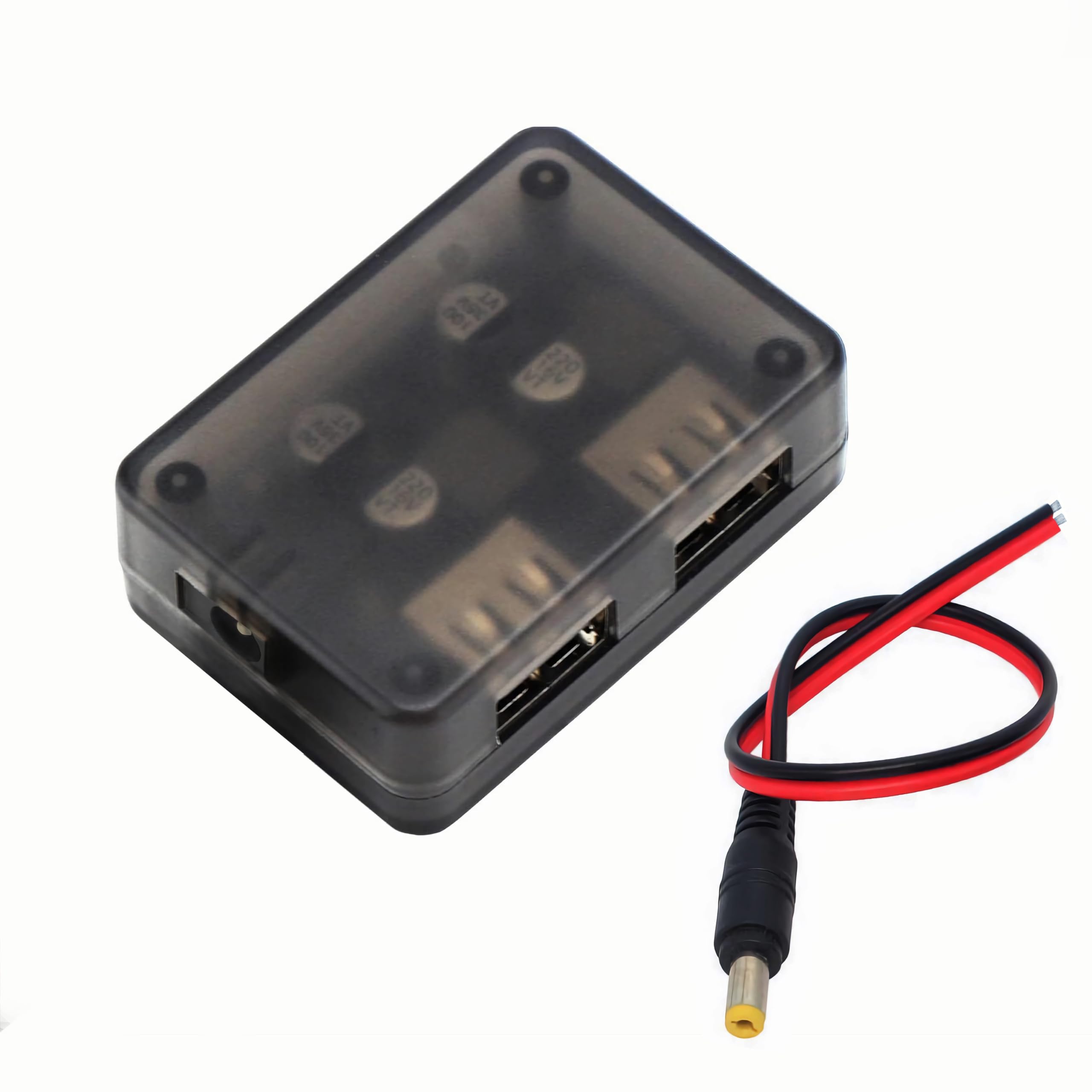 DC12V to 5V USB Buck Converter, 2 USB Port Fast Charger Board Auto Power Supply Adapter DC 6-30V 2.5A 12V 24V to 5V 9V Voltage Step Down Regulator Car Volt Transformer(2.5A PVC).-image-40