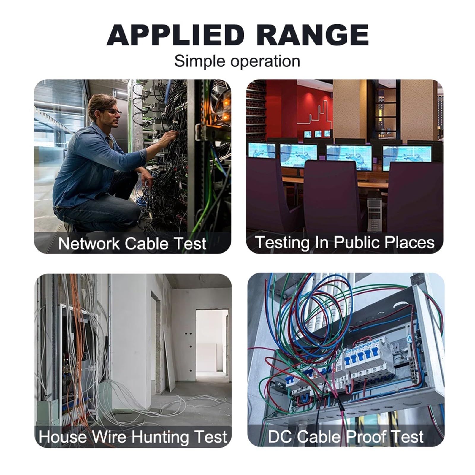 NF-811 Tester Kabli Sieciowych RJ11 RJ45 Lokalizator Przewodów Telefonicznych Z Tonerem Wykrywacz Ethernet Narzędzie Do Testowania Ciągłości Linii Dokładna Szybka Diagnostyka