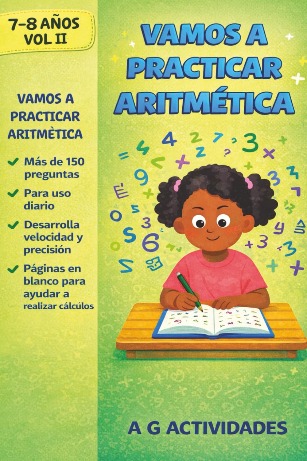 Vamos a Praticar Aritmética: Actividades de Aritmética para Niños de 7 a 8 años Volumen II