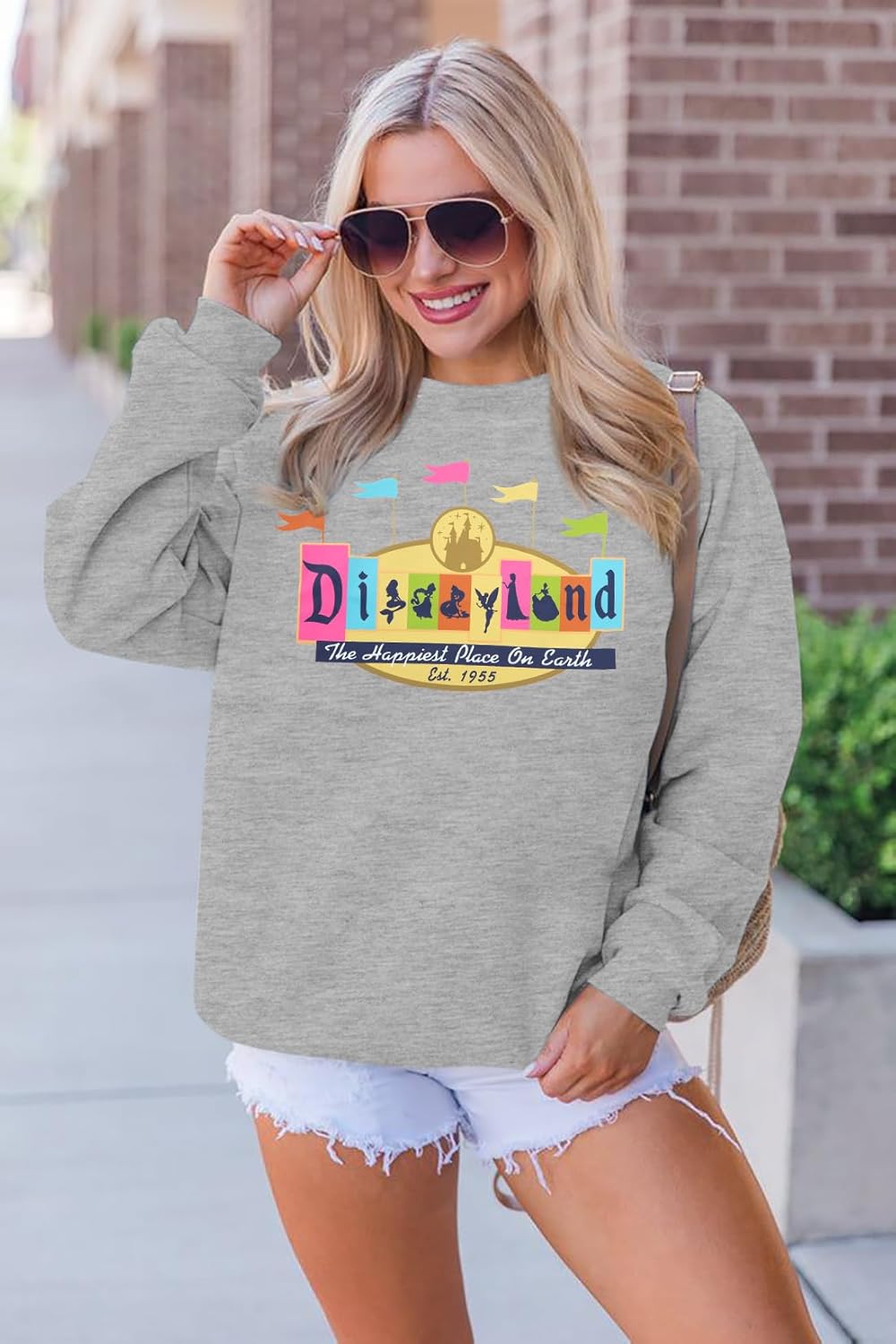 LUKYCILD Magical Shirt for Women Magic Kingdom Sweatshirts Princess Shirts Family Vacation Pullover Casual Long Sleeve Top - Image 2