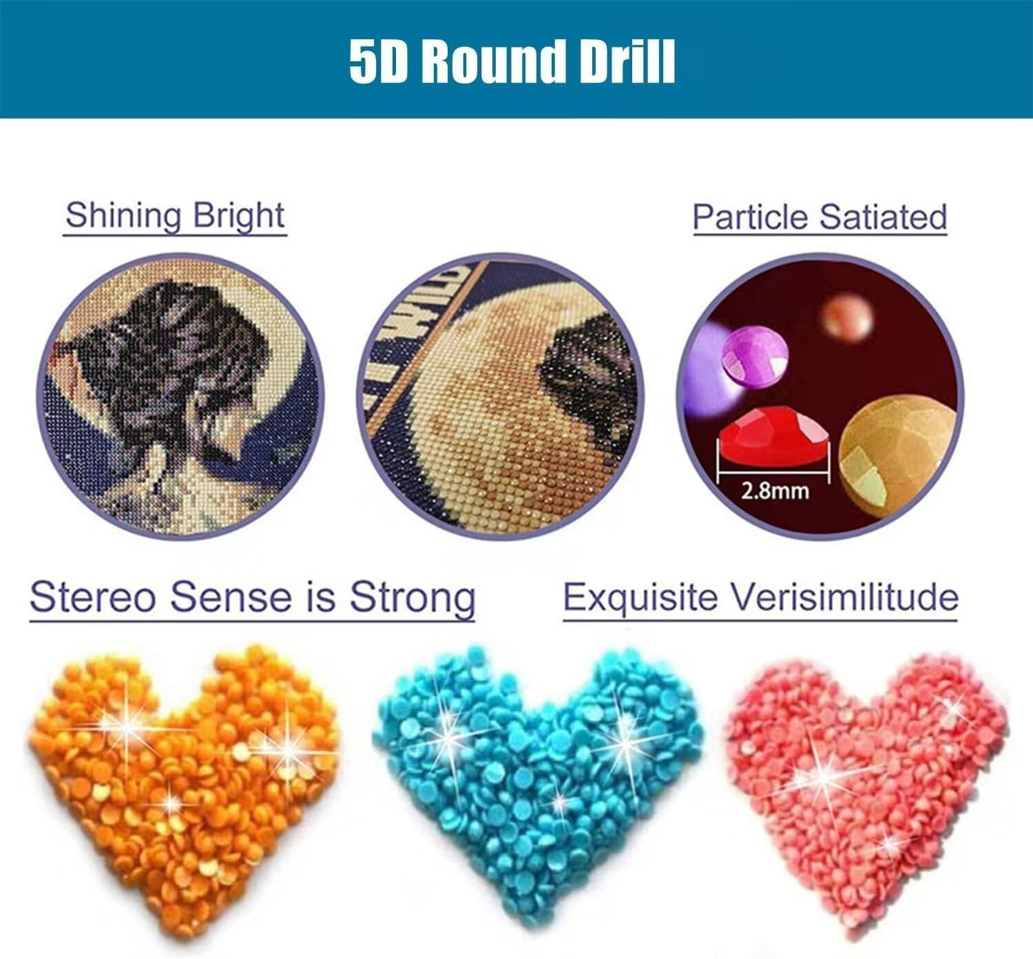 DIY 5D Volwassenen en Beginners Diamant Schilderen Volledige Boor Kits Onderzeese Kwallen Foto's Strass Kristal Stitch Diamond Art Perfect Voor Gift en Thuis Muur Decor Ronde Boor 35x45cm AA2909