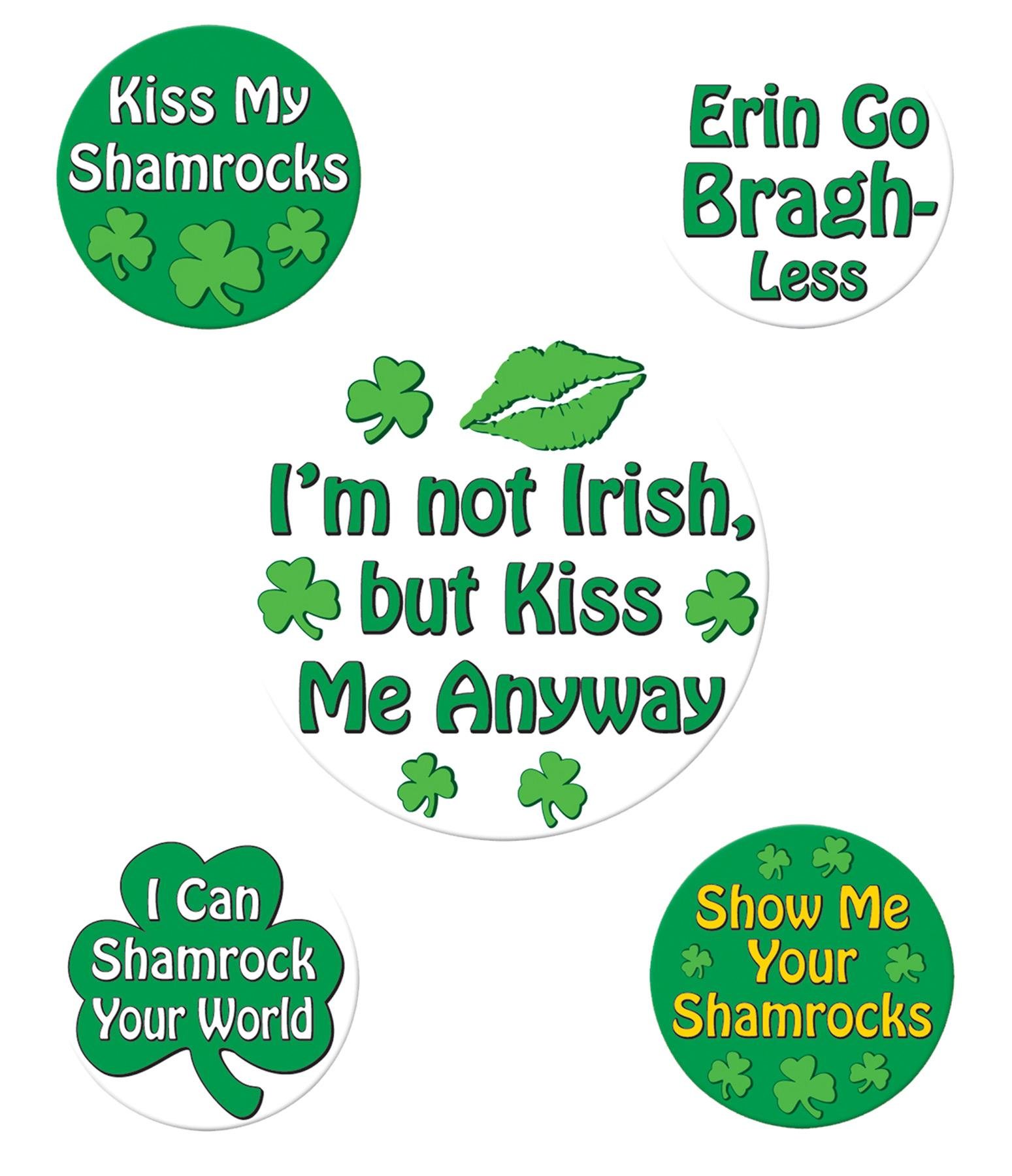 Click to get Beistle St Patrick39s Funny Party Buttons