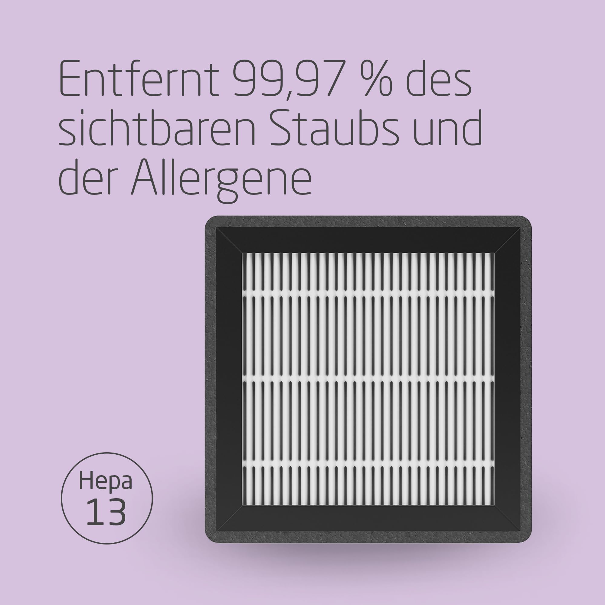 Maxi-Cosi Clean 3-in-1 Baby Luftreiniger HEPA (H13), Luftreinigungsfilters (3x) Bundle - Air Purifier Anti-Allergiker + Luftreinigungsfilters, Entfernt 99,97% an Staubpartikel und Allergenen, Weiß
