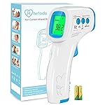 Digital Thermometer for Adults and Kids, No Touch Forehead Thermometer for Baby, 2 in 1 Body Surface Mode Infrared Thermometer with Fever Alarm and Instant Accuracy Readings