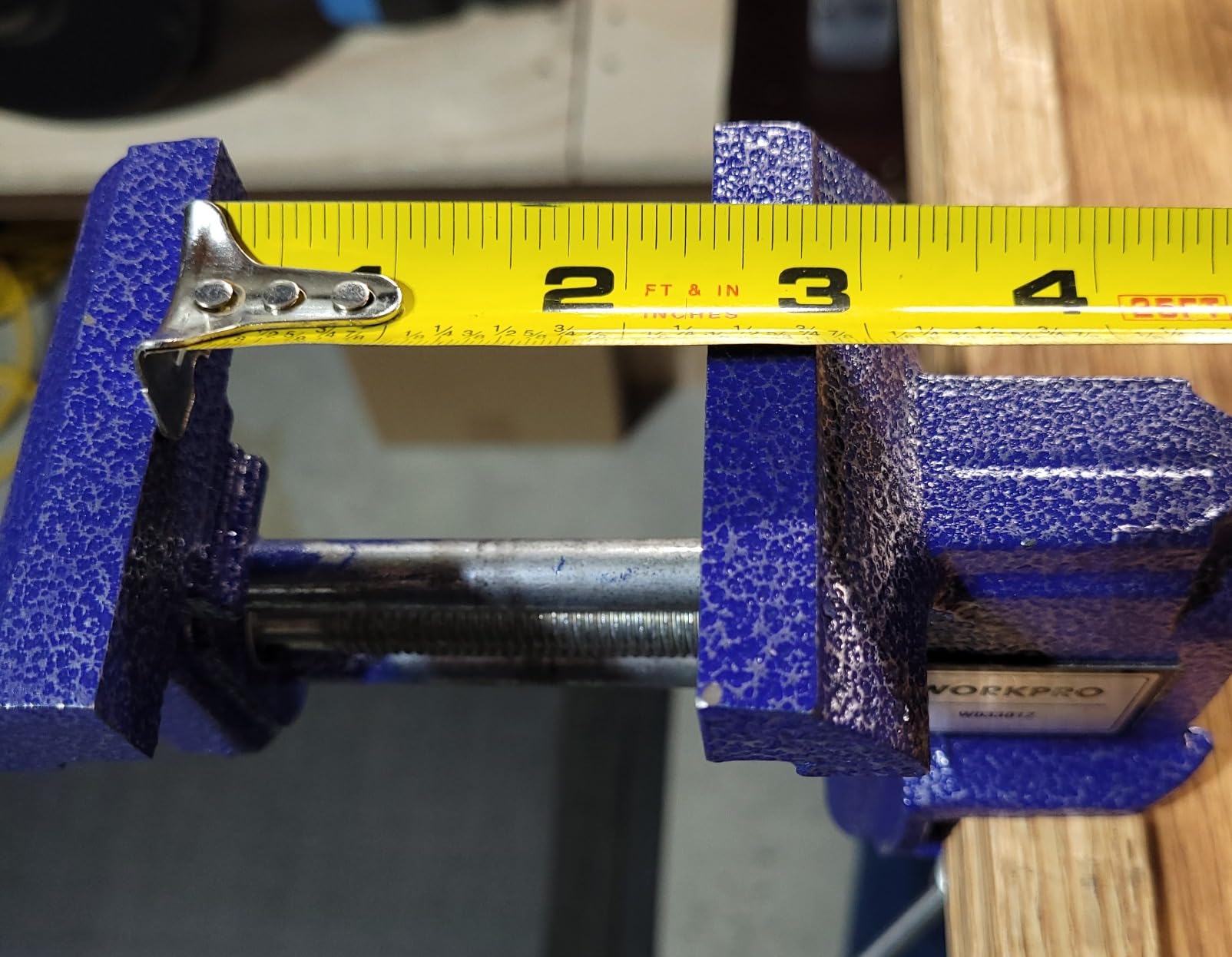 7/mo Finance WORKPRO ClampOn Vise, 3 Inch Jaw Width Portable Bench