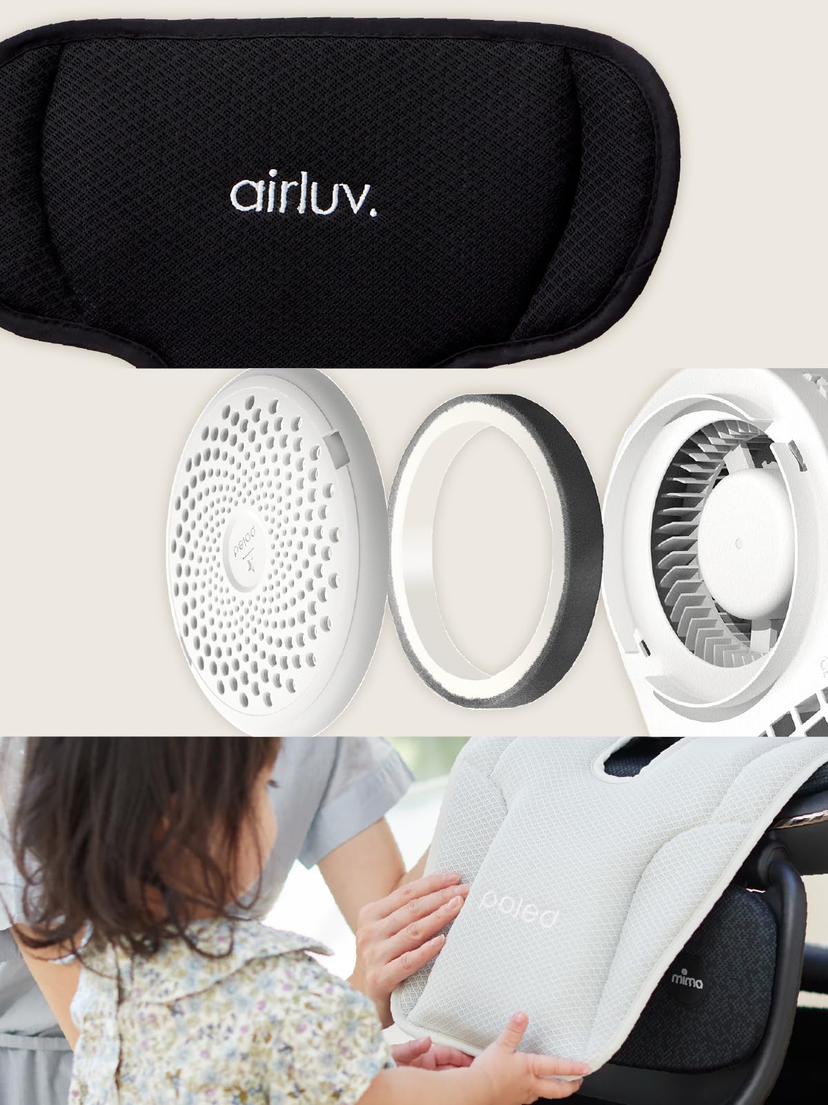 新品 エアラブ4プラス ドーナッツ モバイルバッテリー付き リッチブラック airluv4+ donut | エアラブ4プラス ドーナッツ 送風機能付きクール
