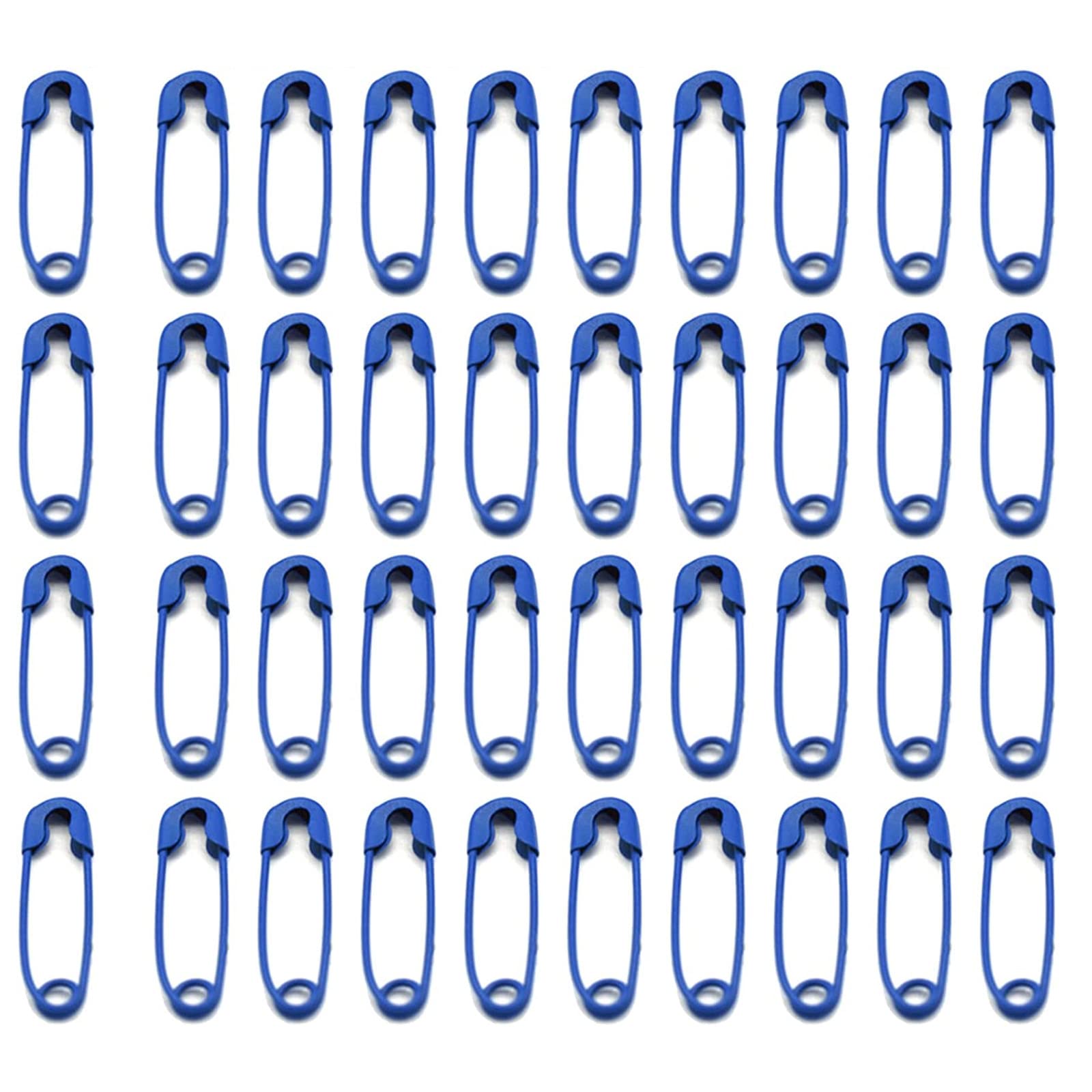 Mini Safety Pins Multi-Colored Safety Pins Knitting Pins Safety Pins Bulk for Clothing Making Sewing Crafts Home Accessories 200PCS (Klein Blue)