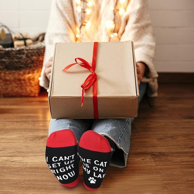 Vicenpal 3 Pares Calcetines de Gato para Mujer Hombre miniatura 7